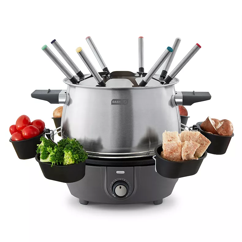 Dash Deluxe Fondue Maker. Gray