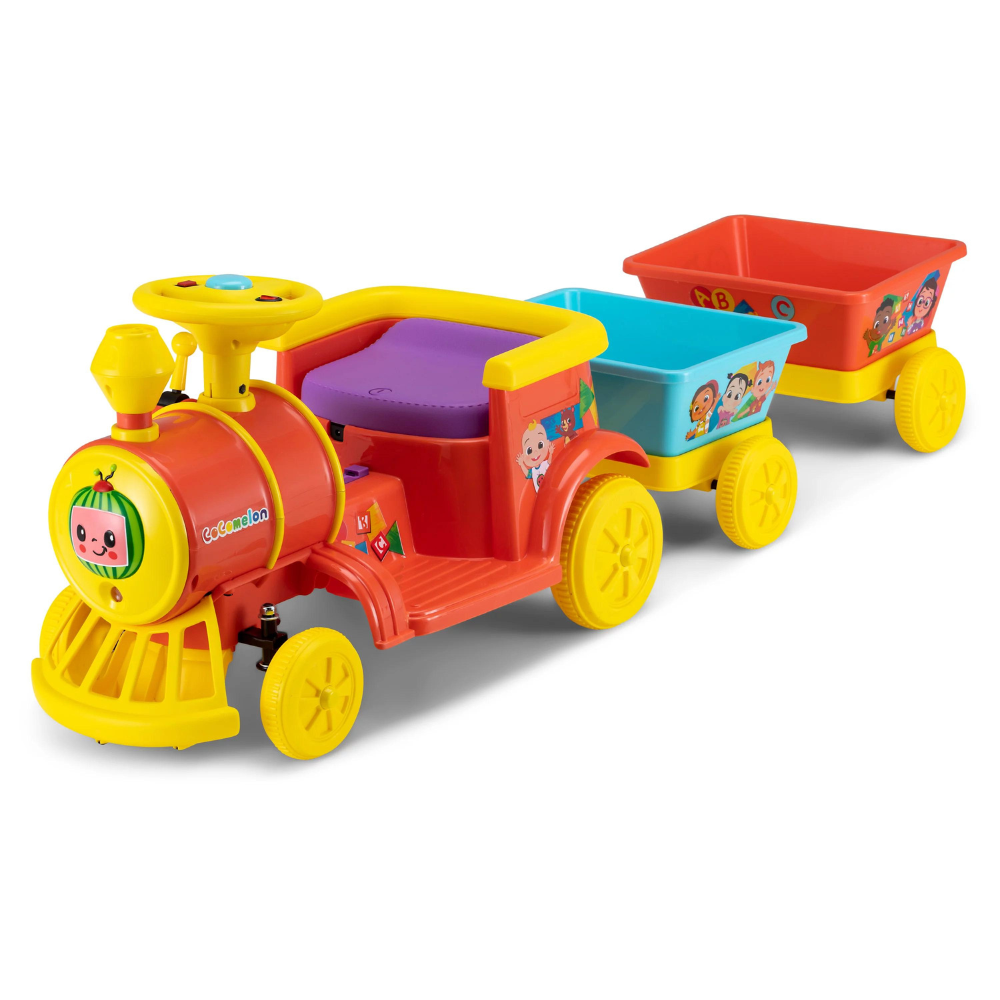 CoComelon Choo Choo Train 6V Ride-On Toy By Kid Trax. One Rider