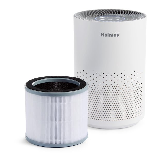 Holmes True HEPA 360 Air Purifier with 3-in-1 filter. Medium Room HAP360W