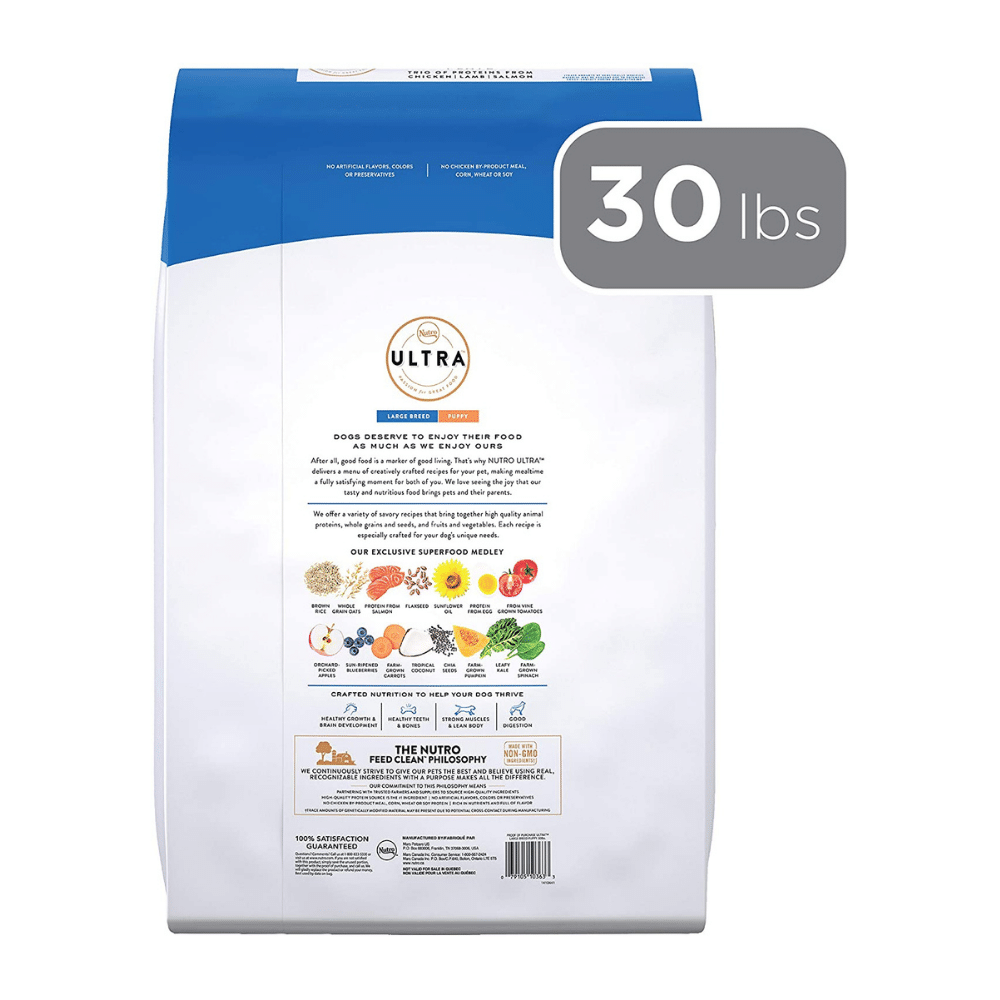 Nutro Ultra Puppy Dry Dog Food. Large Breed Puppy. 30 Pounds
