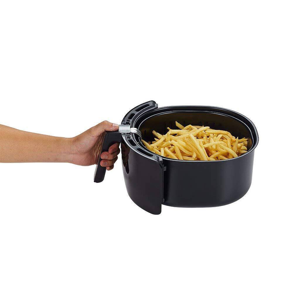 GoWise USA 8-In-1 5.8 Qt. Black Air Fryer With 6-Piece Accessory Set And 50-Recipes Book