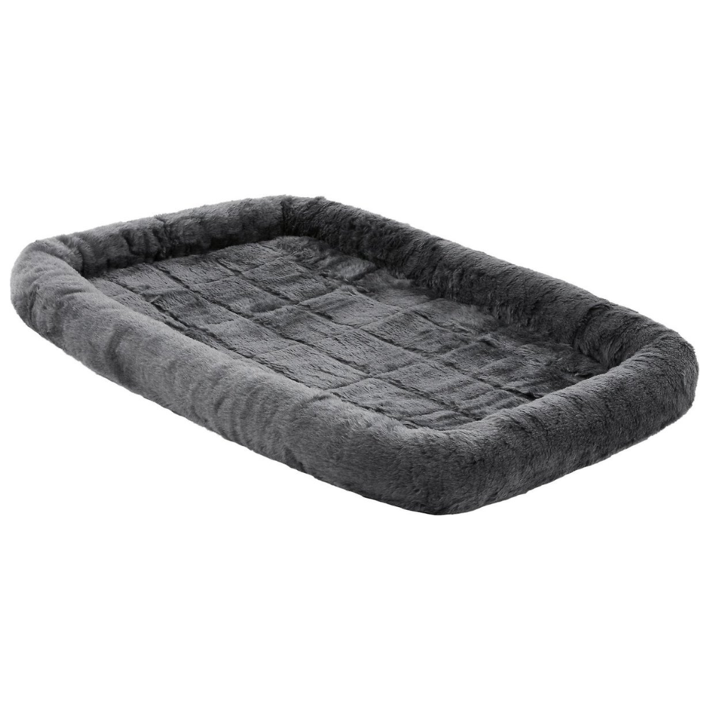 MidWest Gray Quiet Time Fleece Dog Crate Mat. 54-in