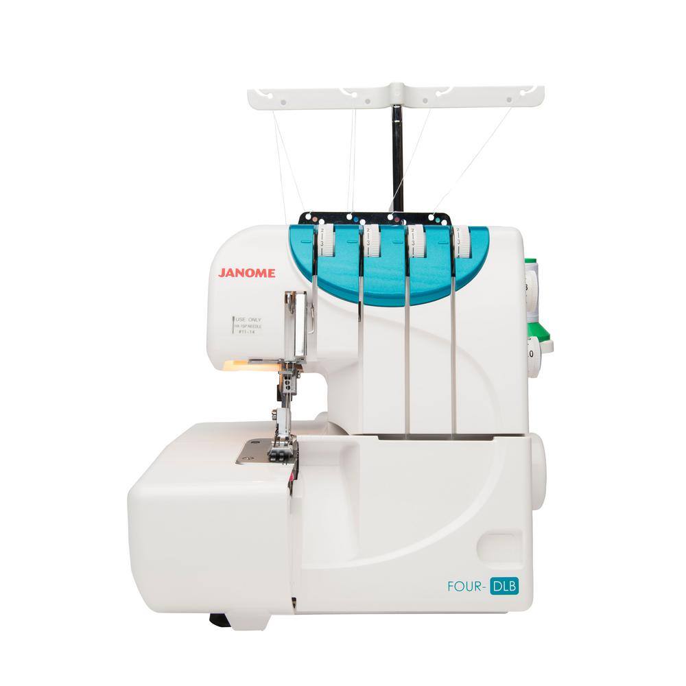 Janome Four-DLB Serger With 3/4 Thread Capability And Differential Feeding