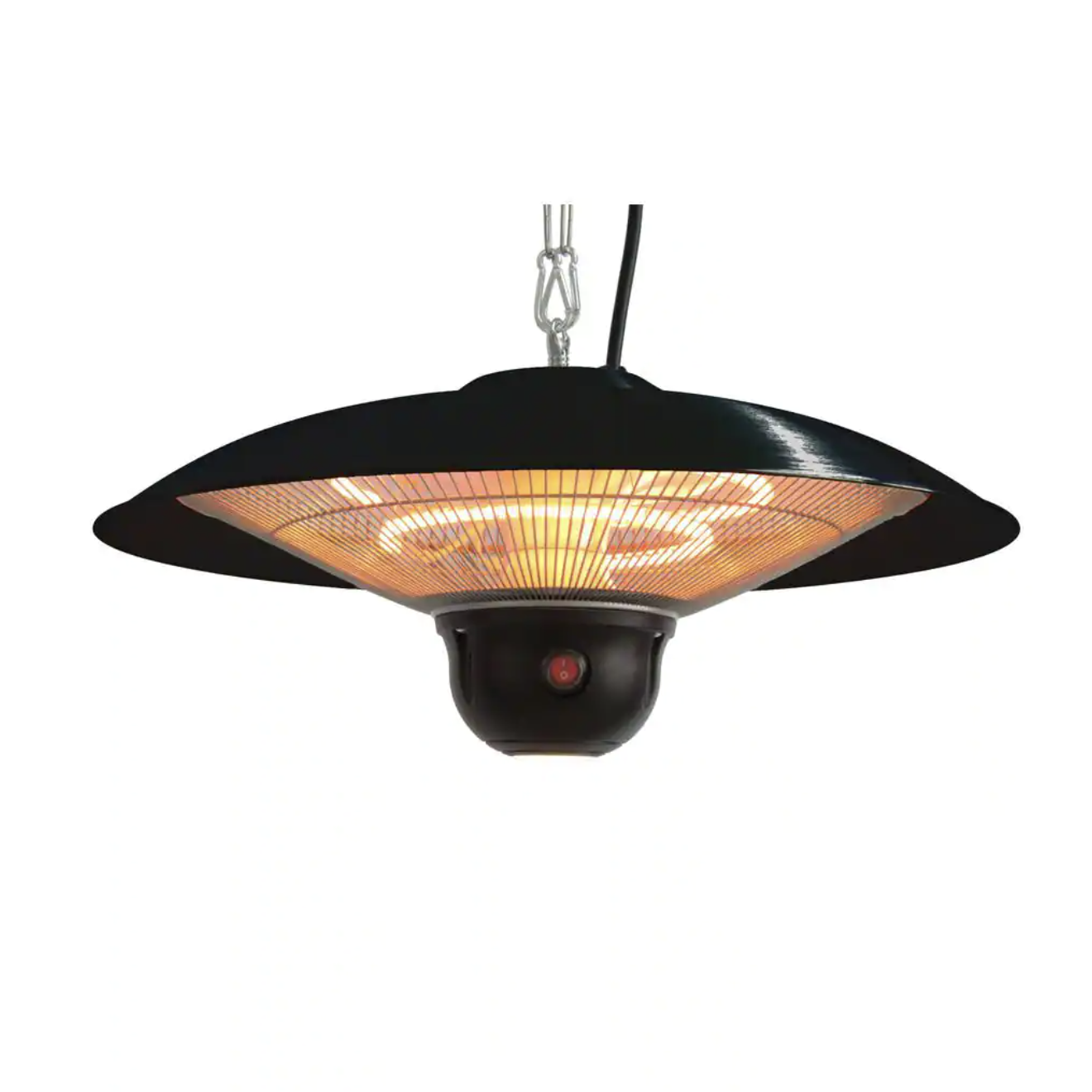 Ener-G+ 1500-Watt Hanging Infrared Electric Gazebo Heater with LED Light and Wireless Remote