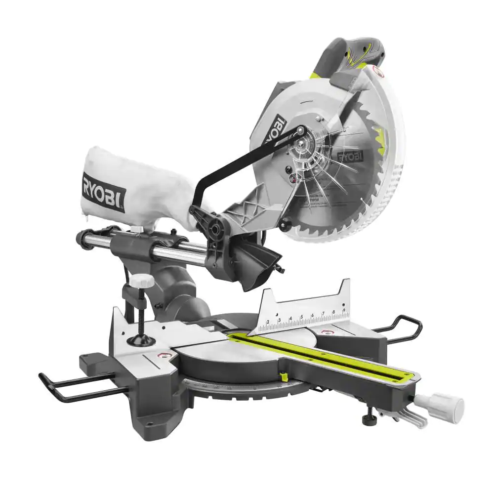 Ryobi 15 Amp 10 in. Sliding Compound Miter Saw with LED