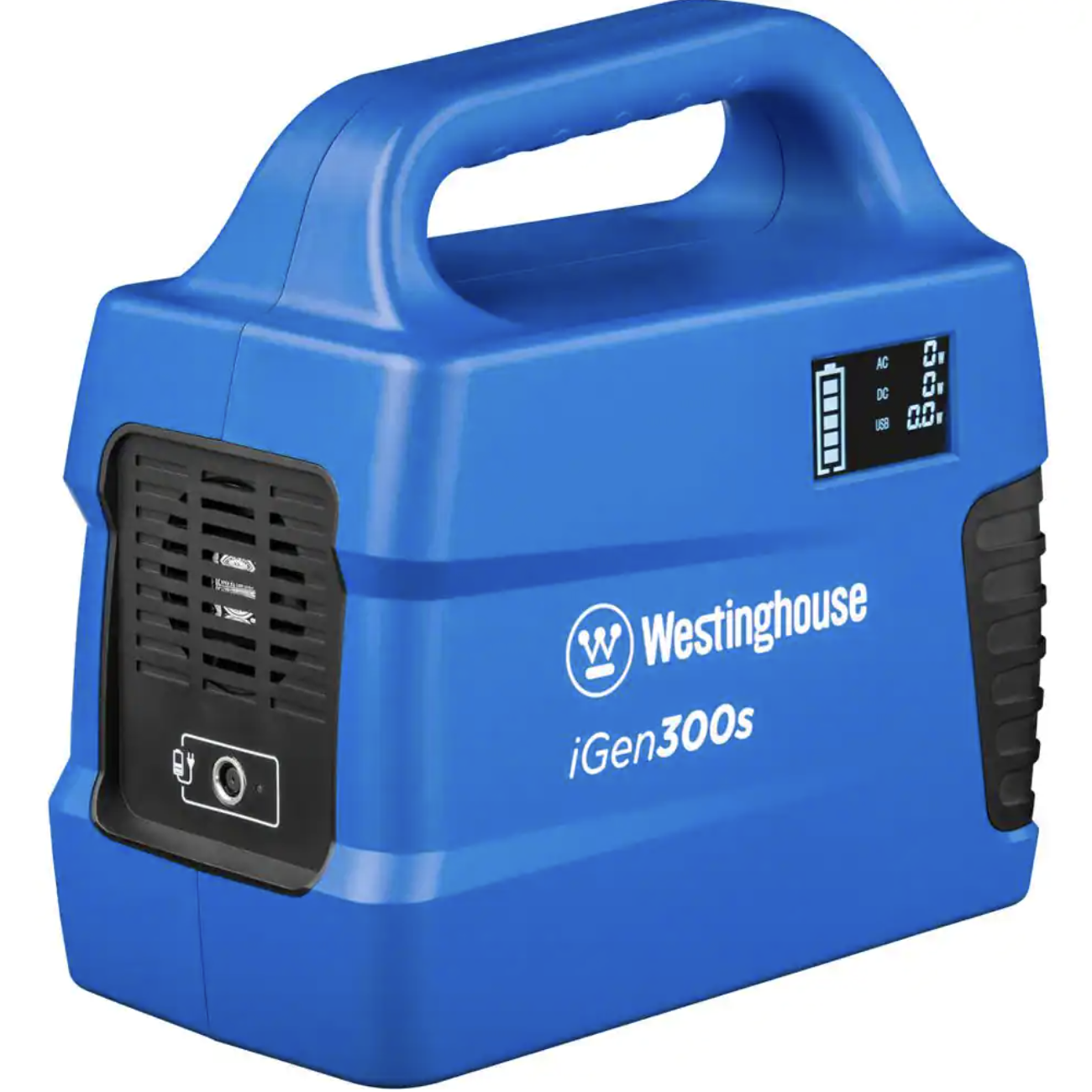 Westinghouse iGen300s 300/600-Watt Pure Sine Wave Lithium-Ion Portable Power Station with Power Inverter. LED Display