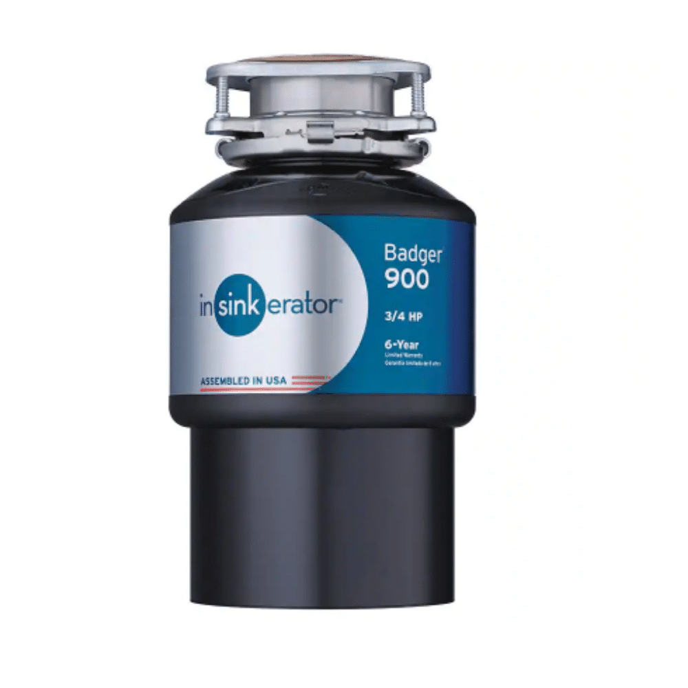 InSinkErator Badger 900 Lift & Latch Power Series 3/4 HP Continuous Feed Garbage Disposal (BADGER 900)