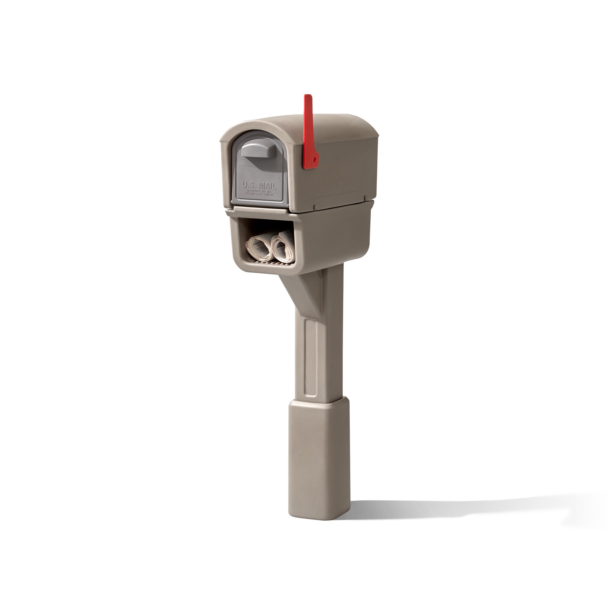 Step2 MailMaster Express Plus Plastic Mailbox. Mocha Finish