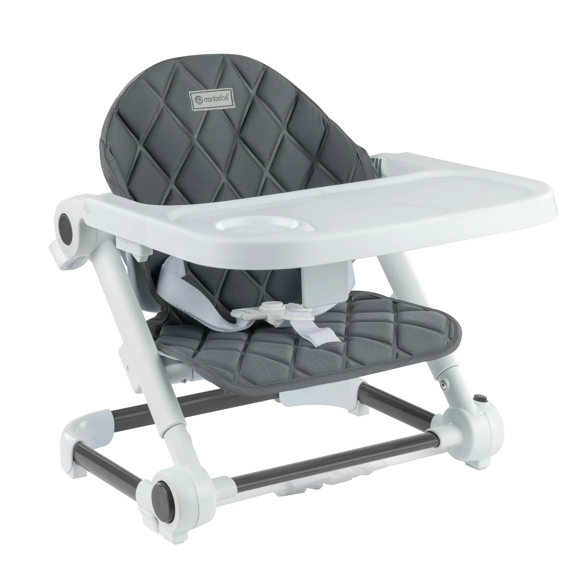 Monbebe Portable Foldable Feeding Booster. Grey