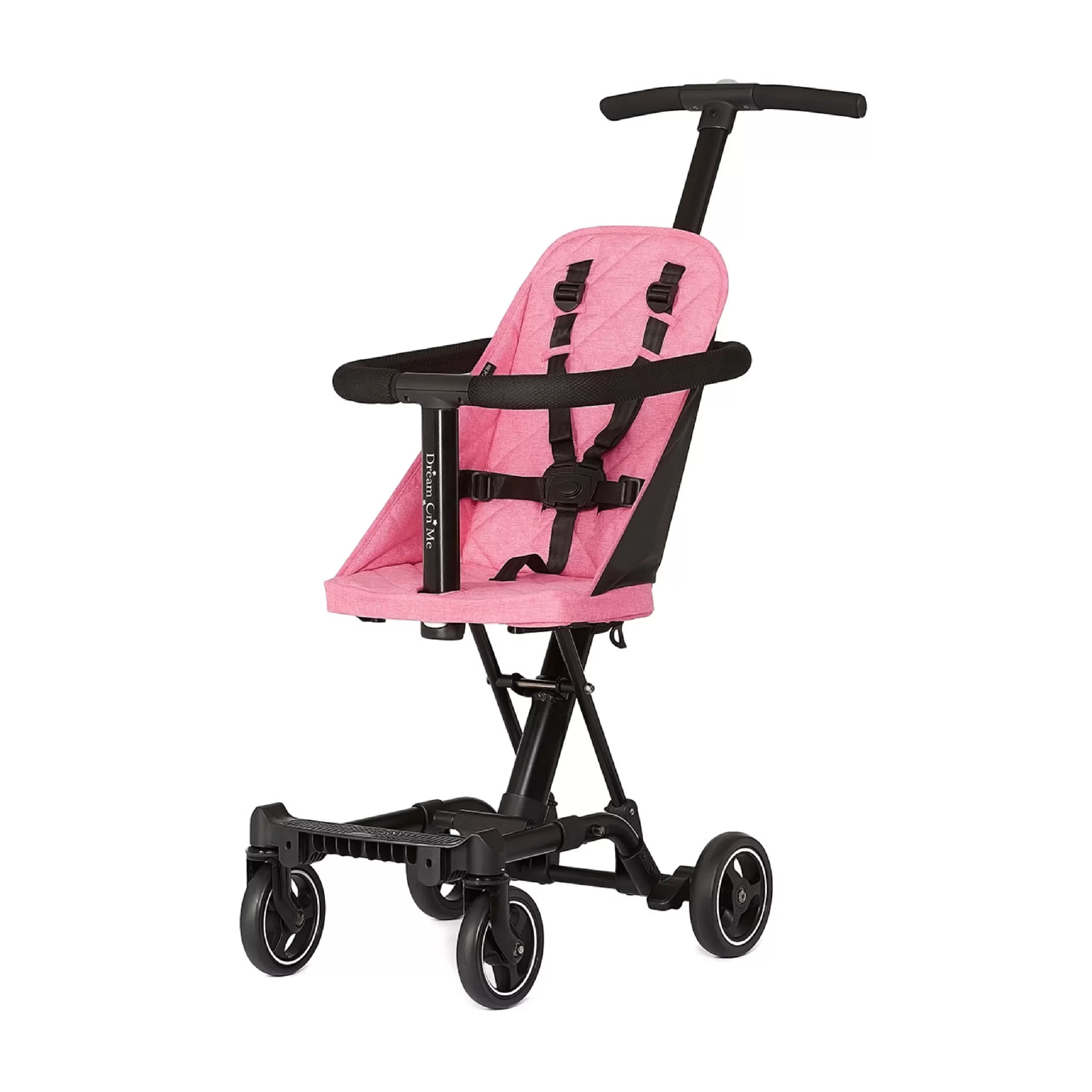 B&B Charcoal Dream On Me Coast Rider. Travel Stroller. Vacation Friendly Stroller. Pink