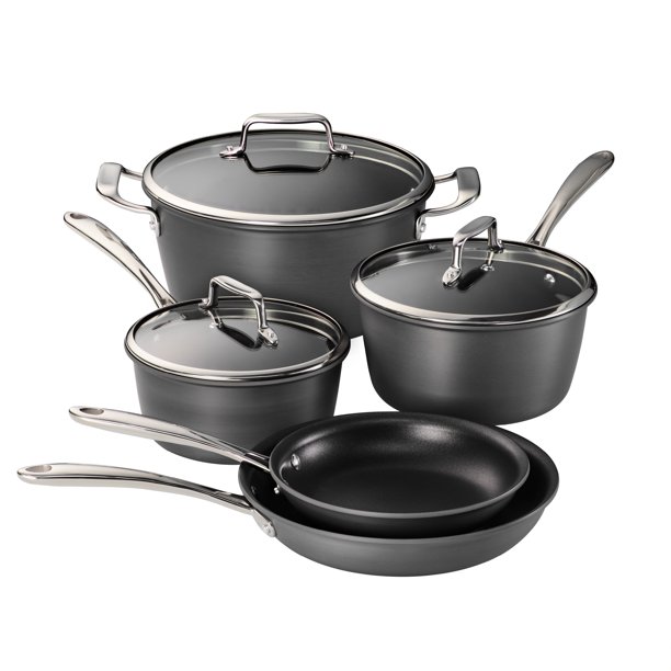 Tramontina Gourmet 8 Pc Hard Anodized Aluminum Nonstick Cookware Set