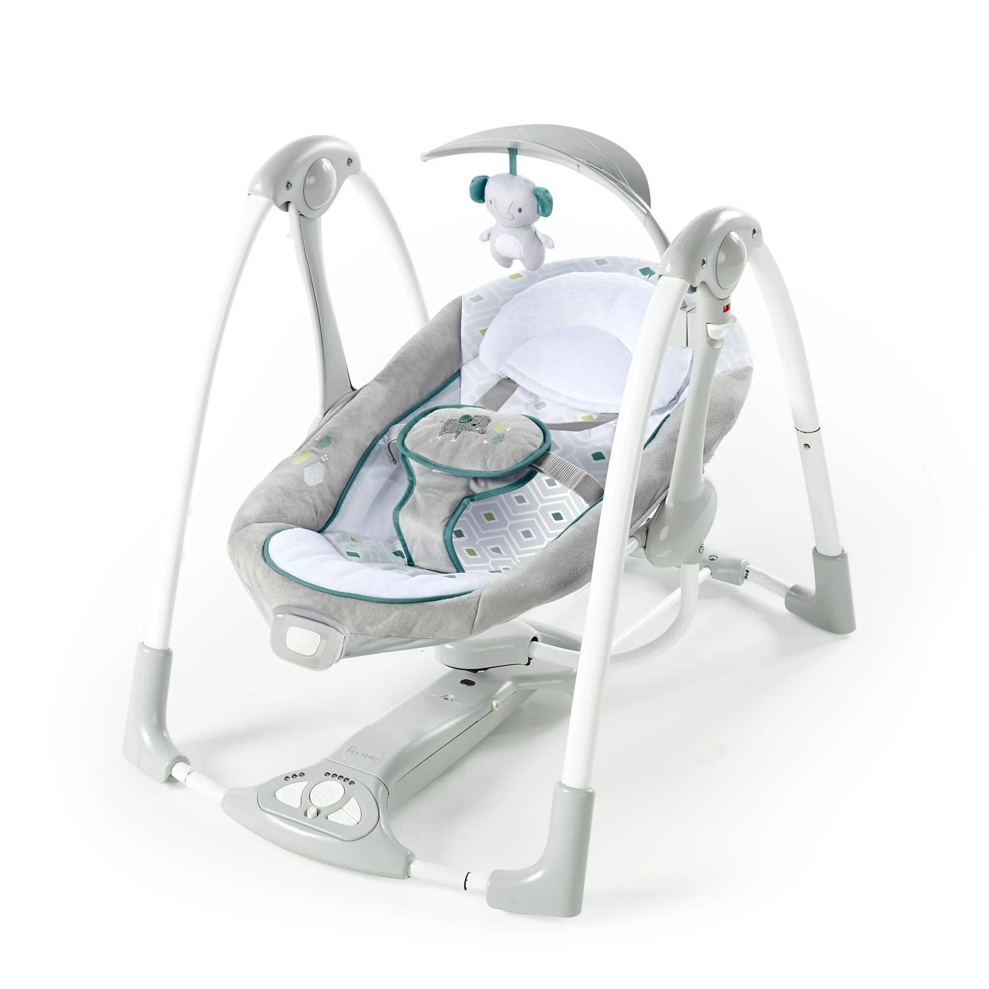 Ingenuity 2-in-1 Portable Battery-Powered Baby Swing & Infant Seat with Vibrations - Nash (Unisex)
