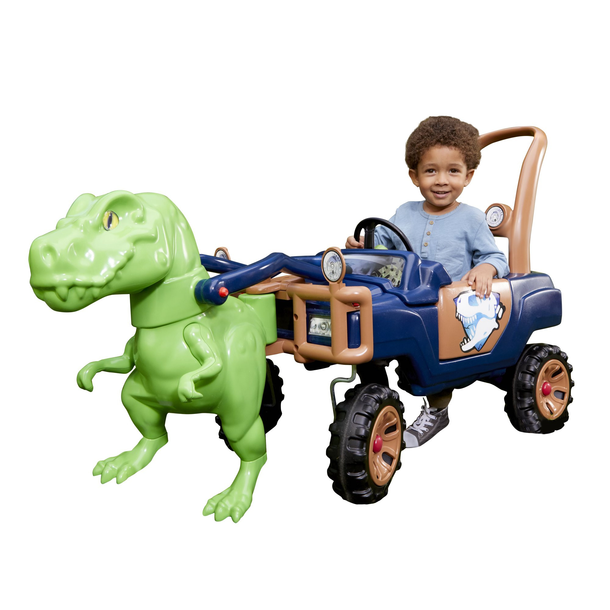 Little Tikes T-Rex Dinosaur Truck. Foot-to-Floor Toddler Ride-on Toy with Realistic Sound. For Kids 2+ Years