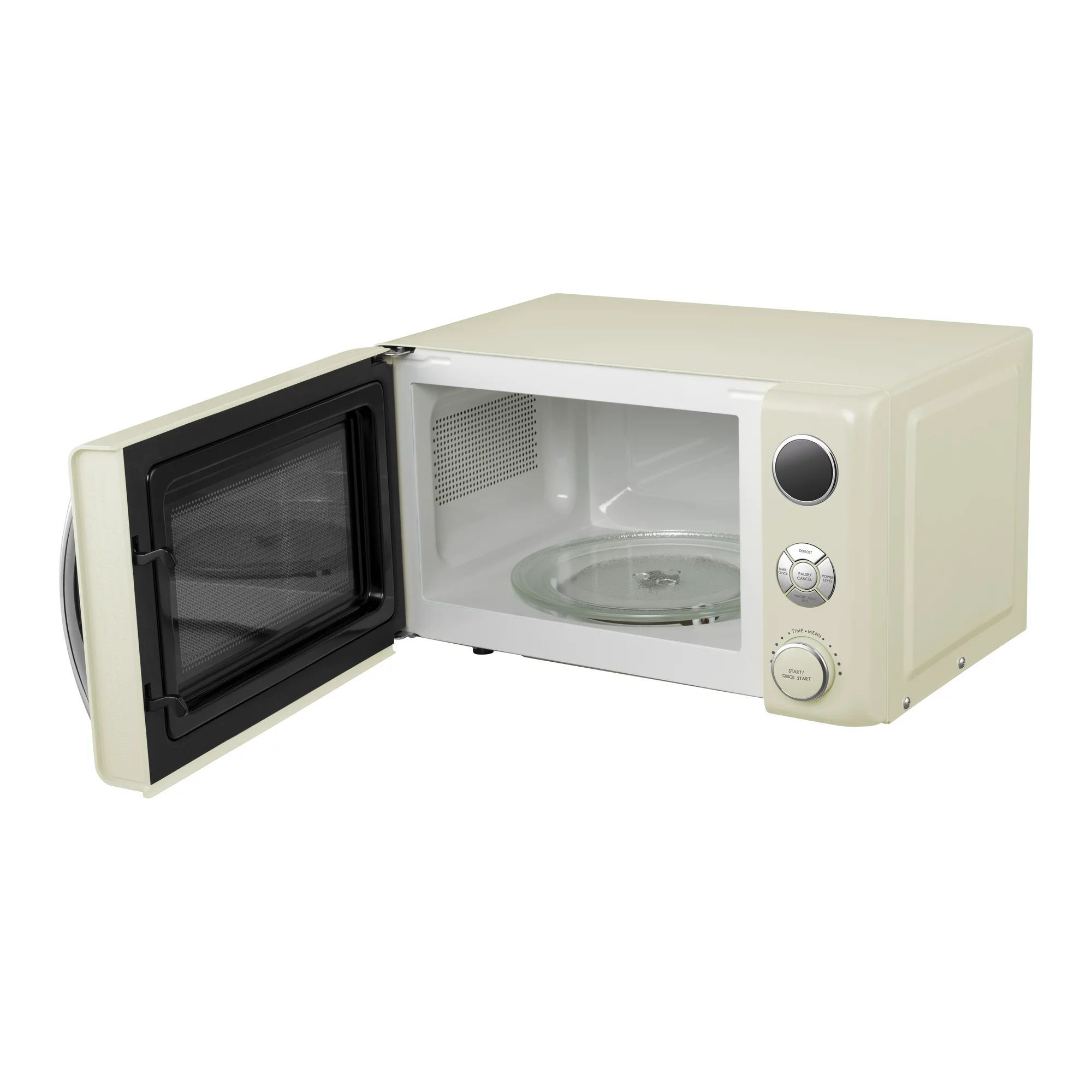 Galanz 0.7 Cu. Ft. Retro Countertop Microwave Oven. 700 Watts. Cream