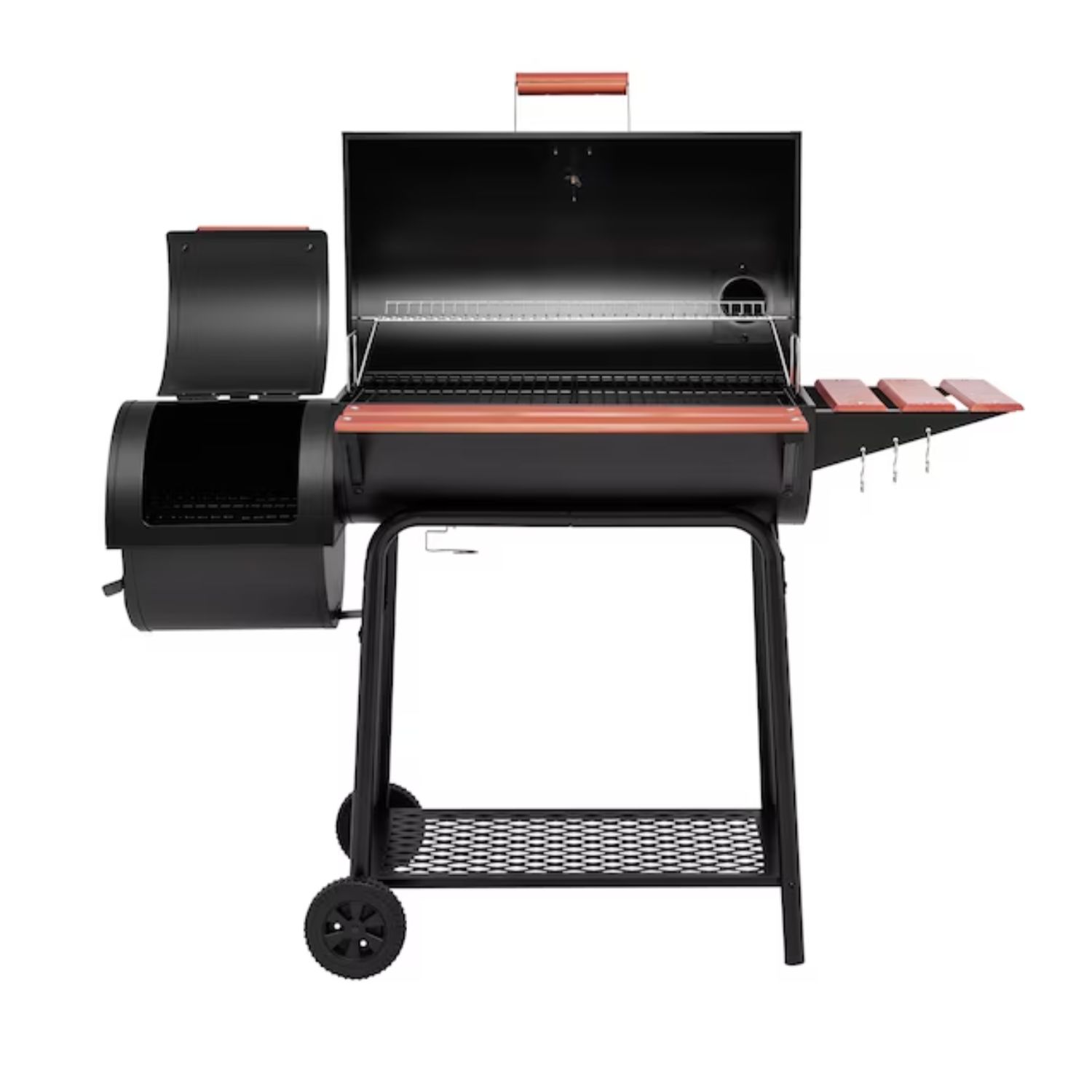 Royal Gourmet CC1830W Charcoal Grill With Offset Smoker. 811 Square Inches. Black