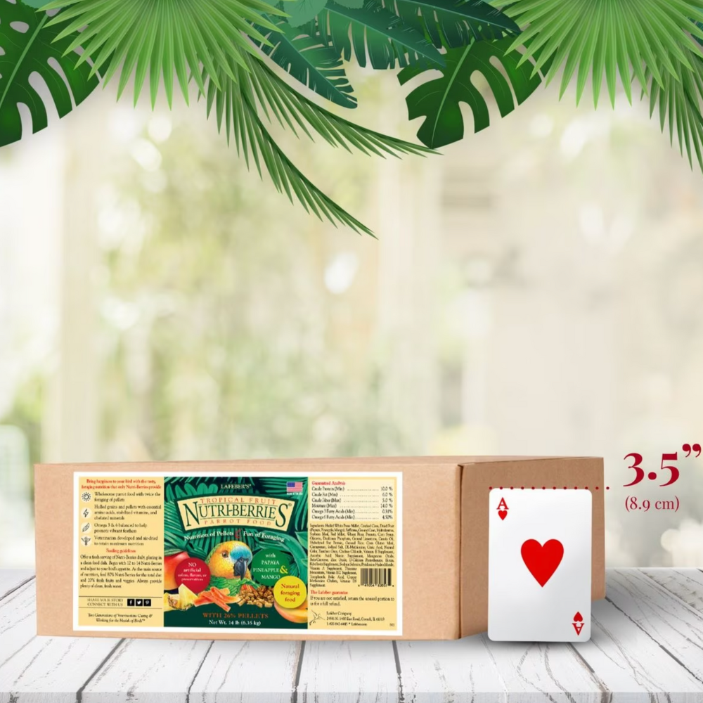 Lafeber Tropical Fruit Nutri-Berries Parrot Food