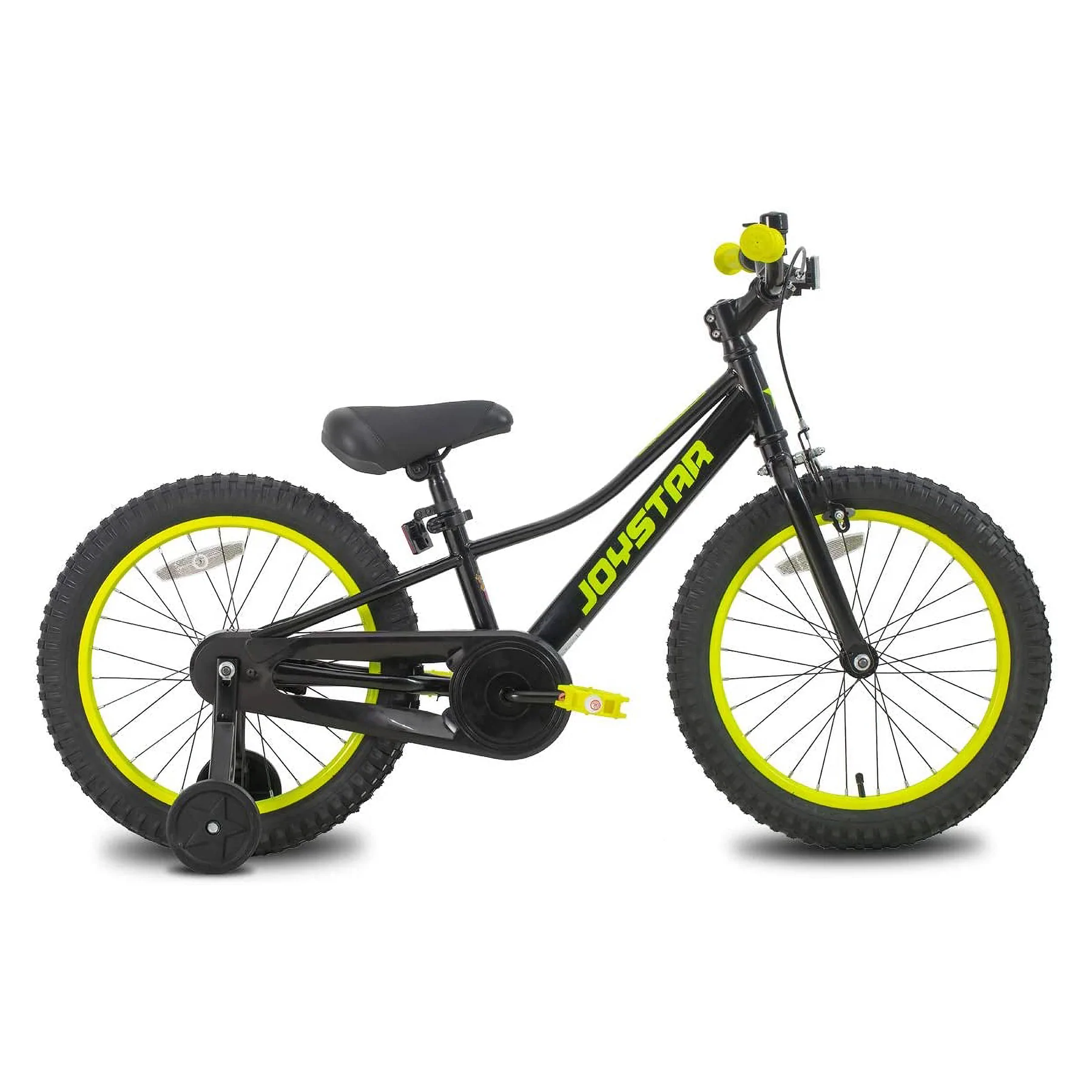 Joystar NEO BMX Kids Bike for Boys Ages 7+ with Training Wheels. 20″. Black