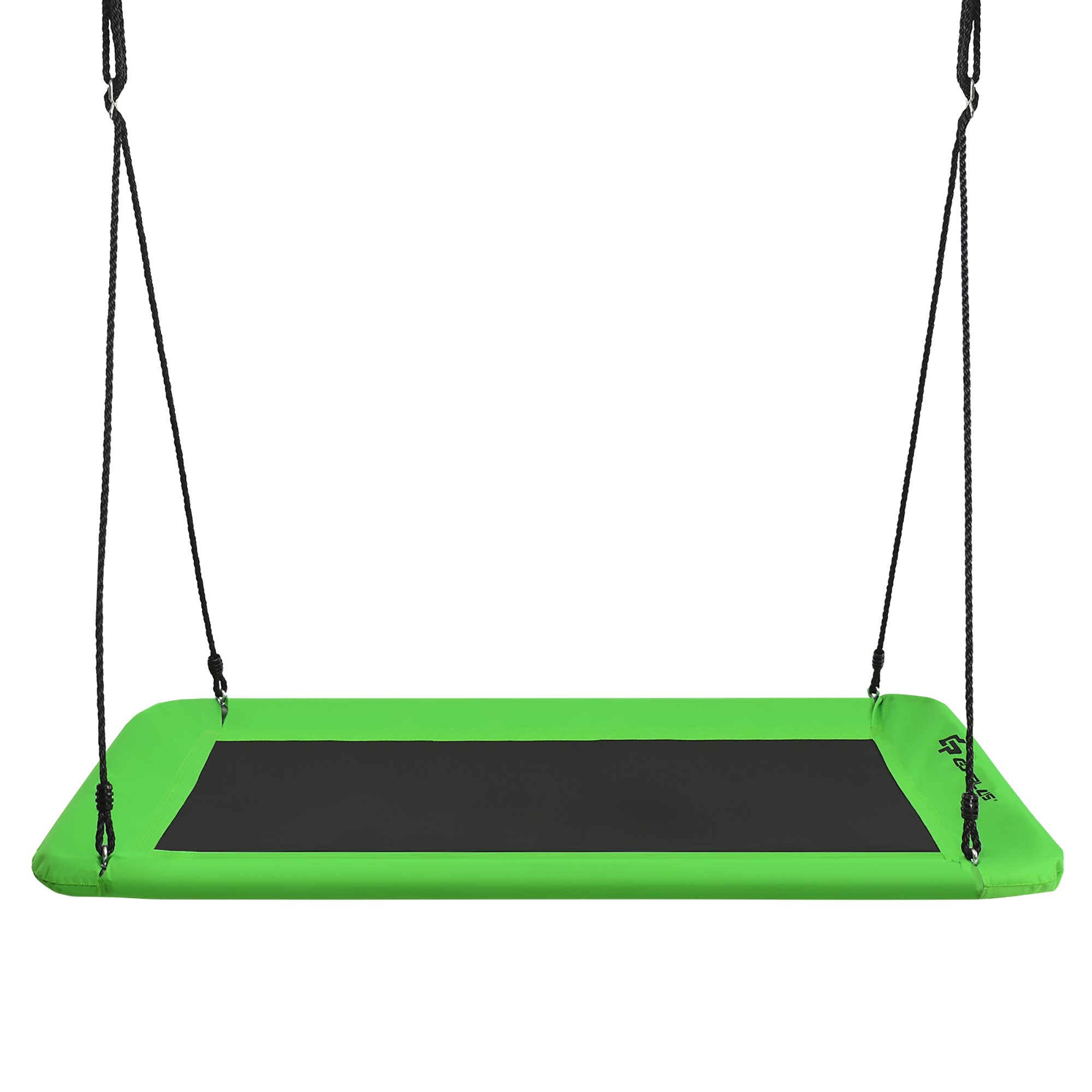 Costway Goplus 700 lbs Giant 60” Platform Tree Swing Outdoor with 2 Hanging Straps. Green