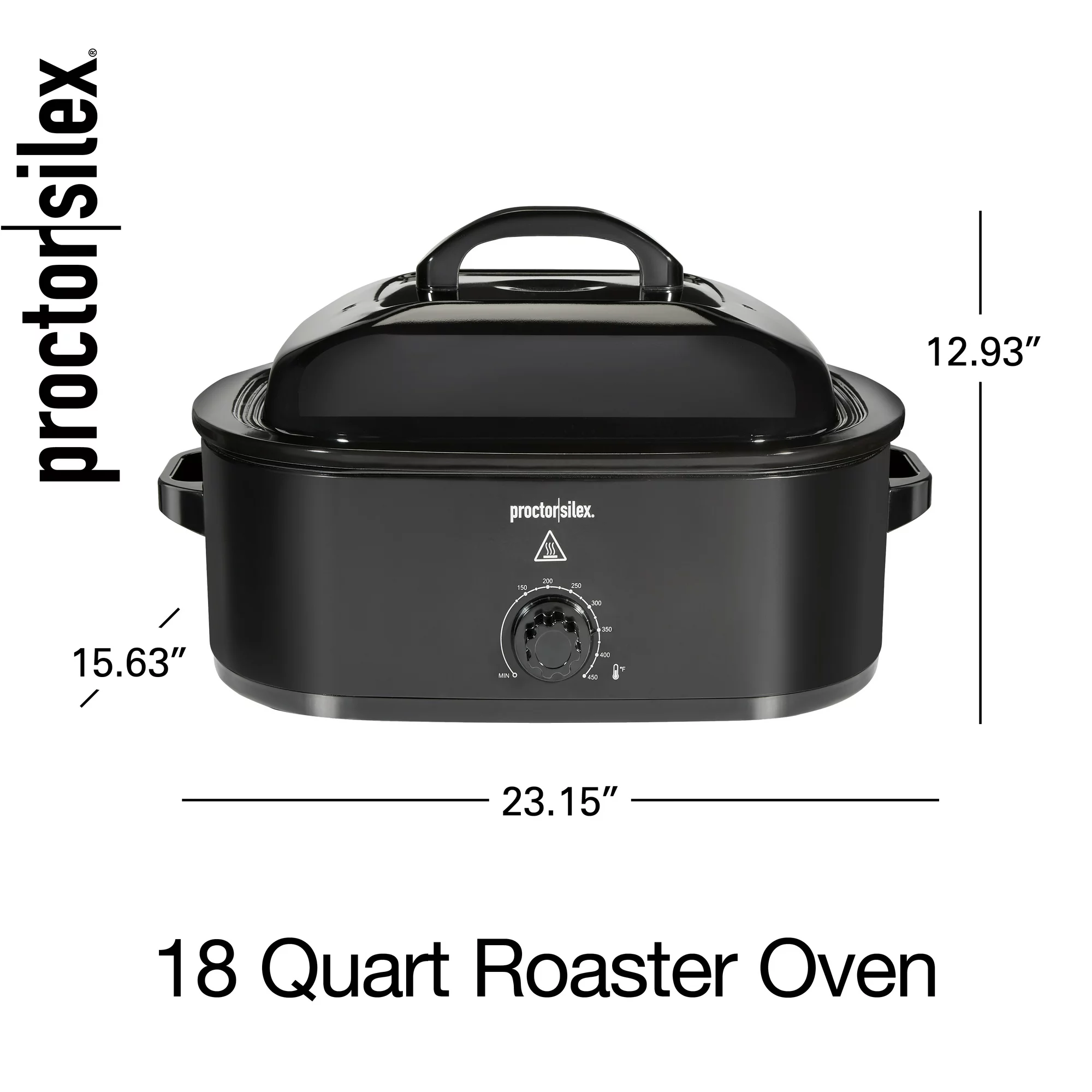 Proctor Silex 18 Quarts Electric Roaster Oven. Black