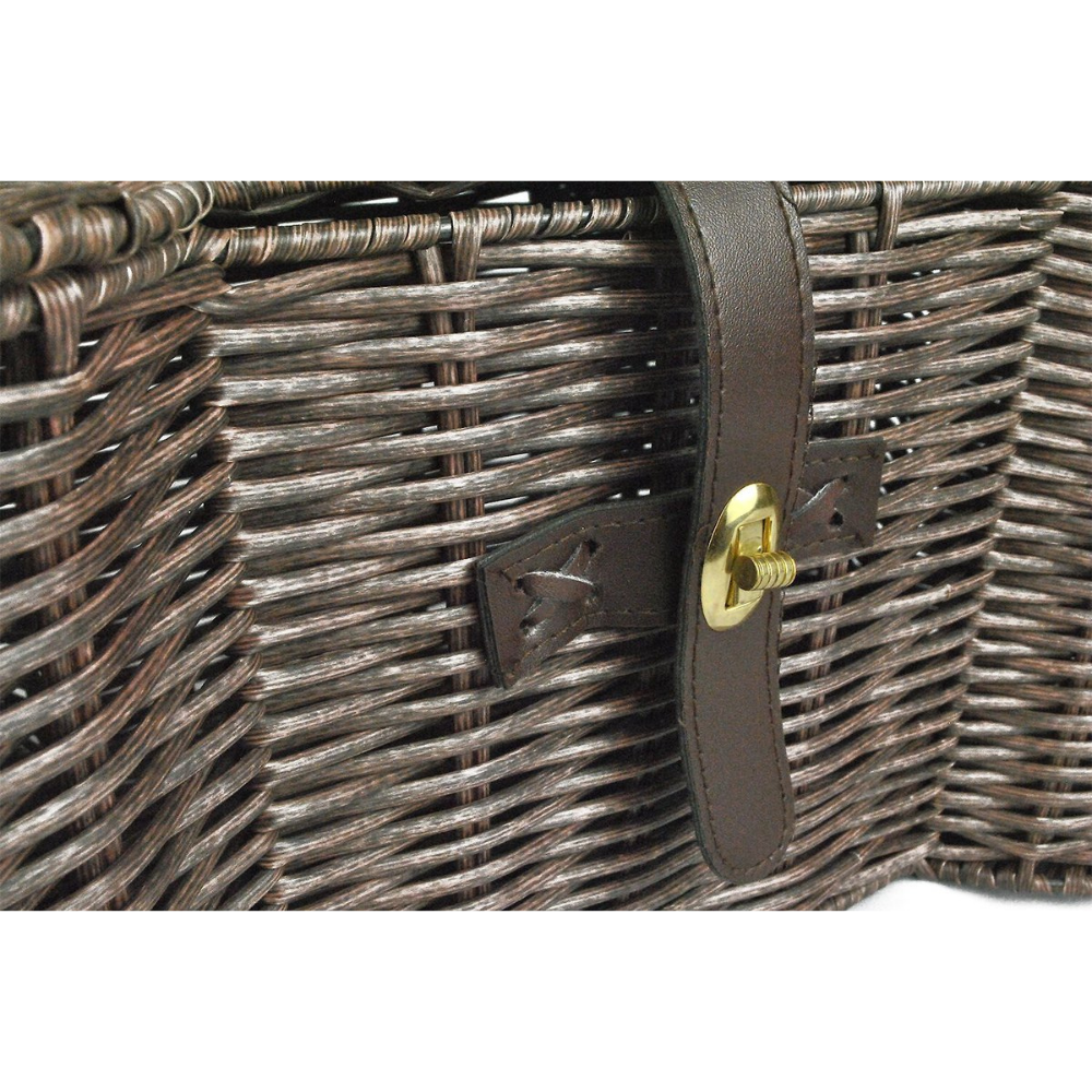 Bone Dry Bone-Shaped Wicker Storage Basket. Large