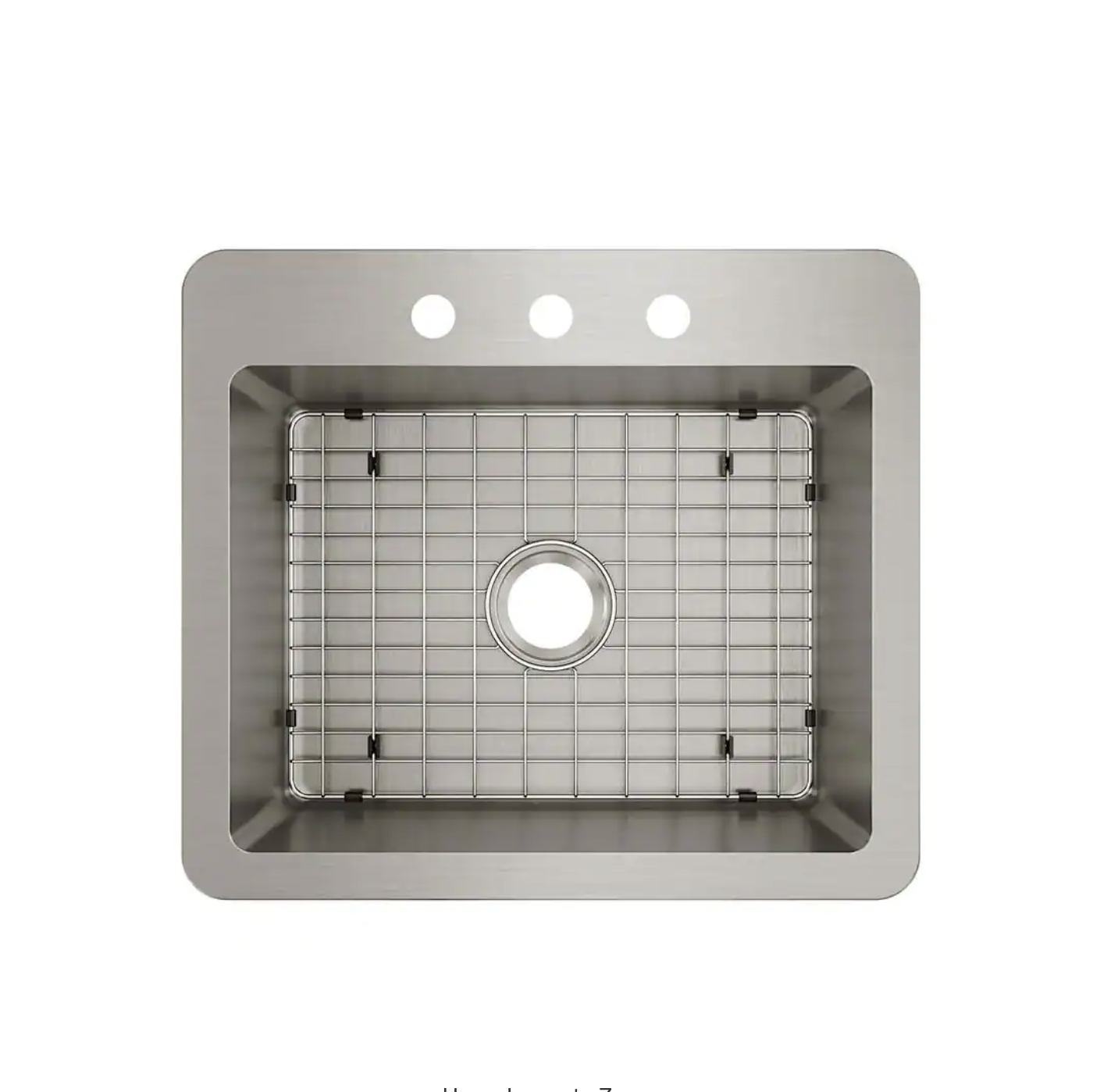 Elkay Avenue Stainless Steel Drop-In/Undermount 25 in. Single Bowl Kitchen Sink with Bottom Grid