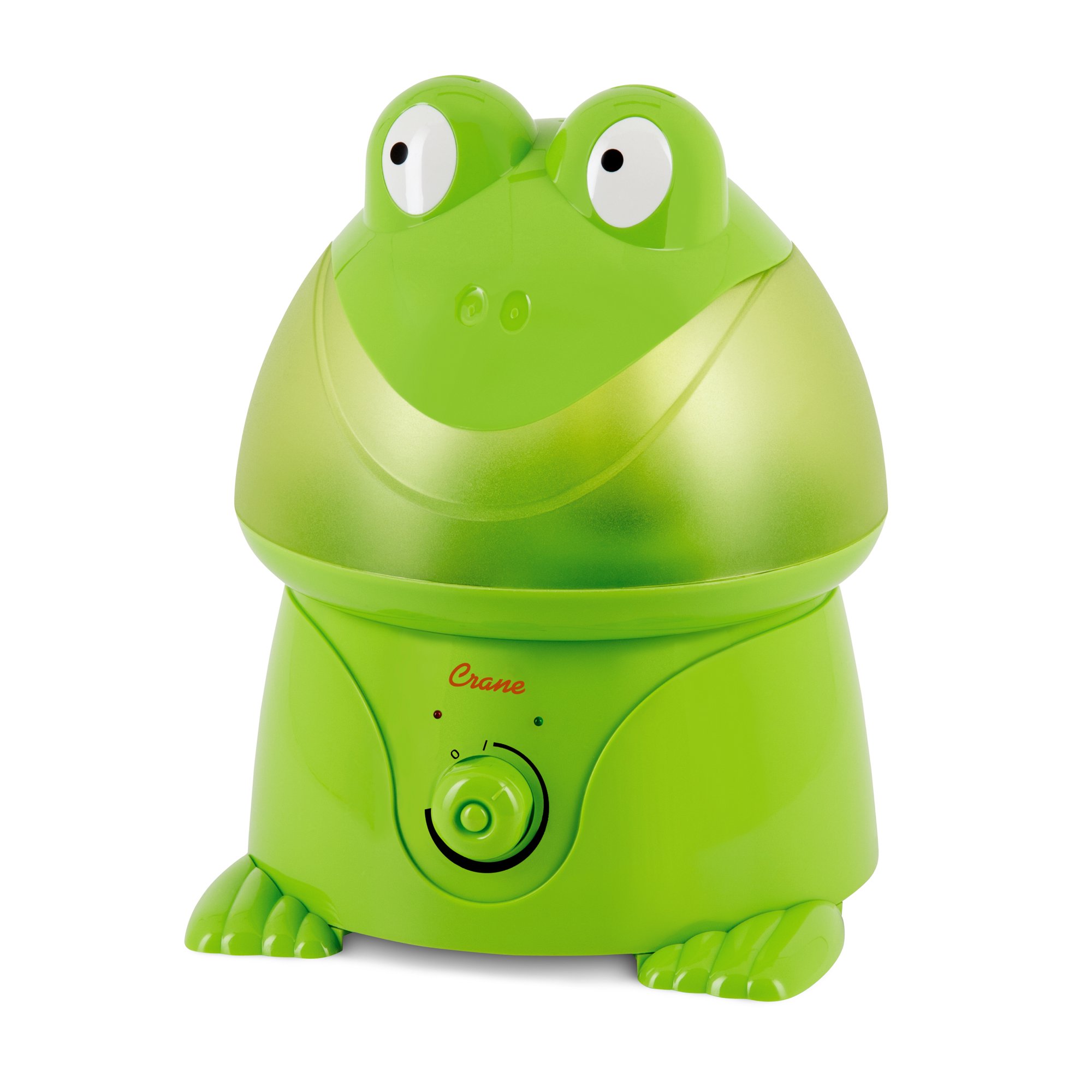 Crane USA Adorable Ultrasonic Cool Mist Humidifier. 1 Gallon. 500 Sq Ft Coverage. Frog