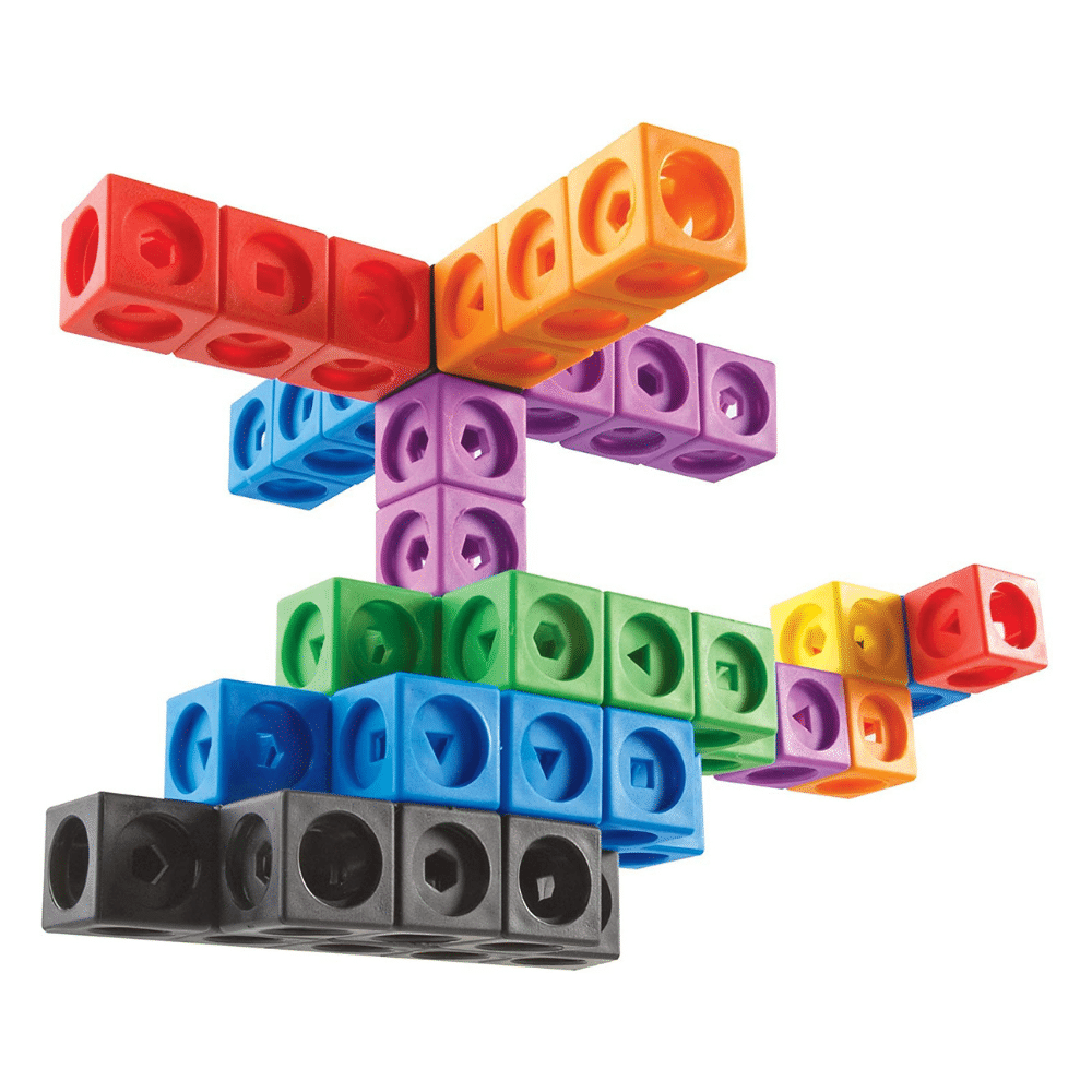 Learning Resources MathLink Cubes. Set of 1000 Cubes. Educational Counting Toy