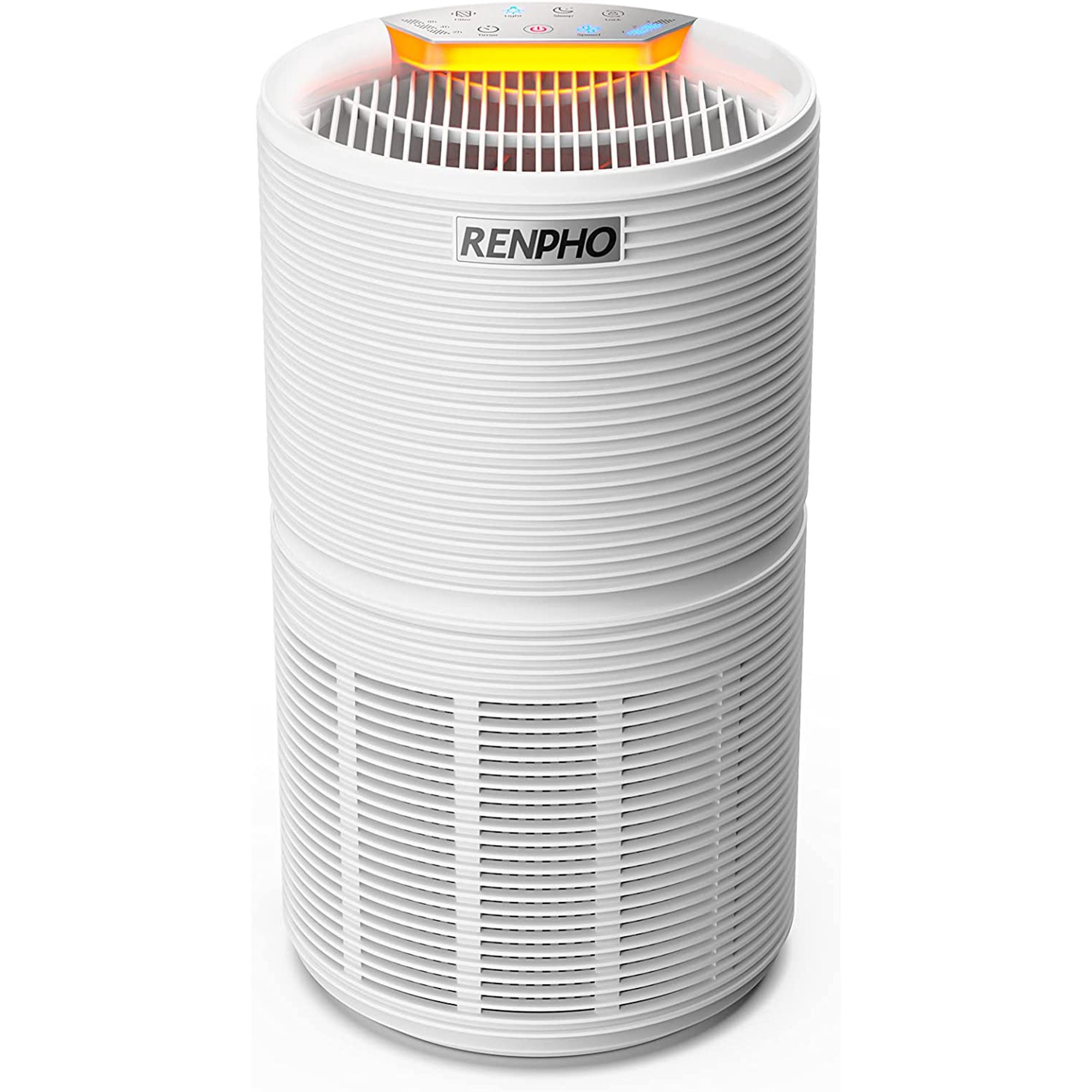Renpho RP-AP088W Air Purifier Air Cleaner for Home Large Room 240 Sq.ft. HEPA Filter Odor Eliminators. White