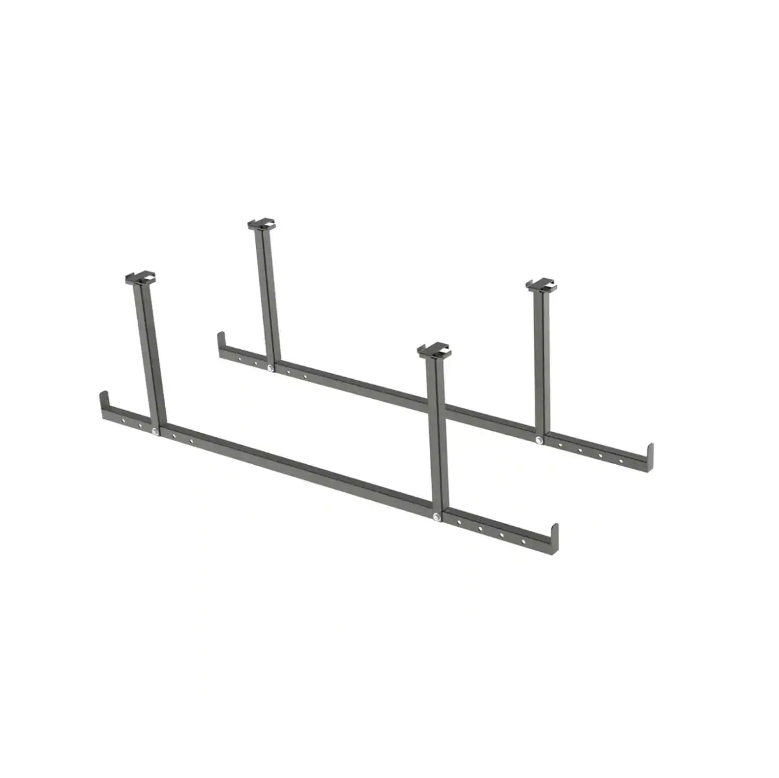 VersaRac Gray 2-Piece Overhead Garage Storage Accessory Kit Hanging Bars ( 2 in. W x 15 in. H x 47 in. D)