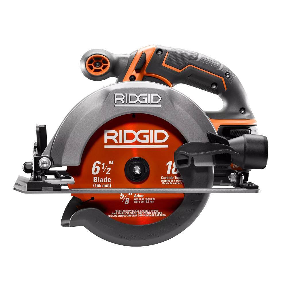 Ridgid 18V Cordless 1/2 in. Drill/Driver and 6-1/2 in. Circular Saw Combo Kit