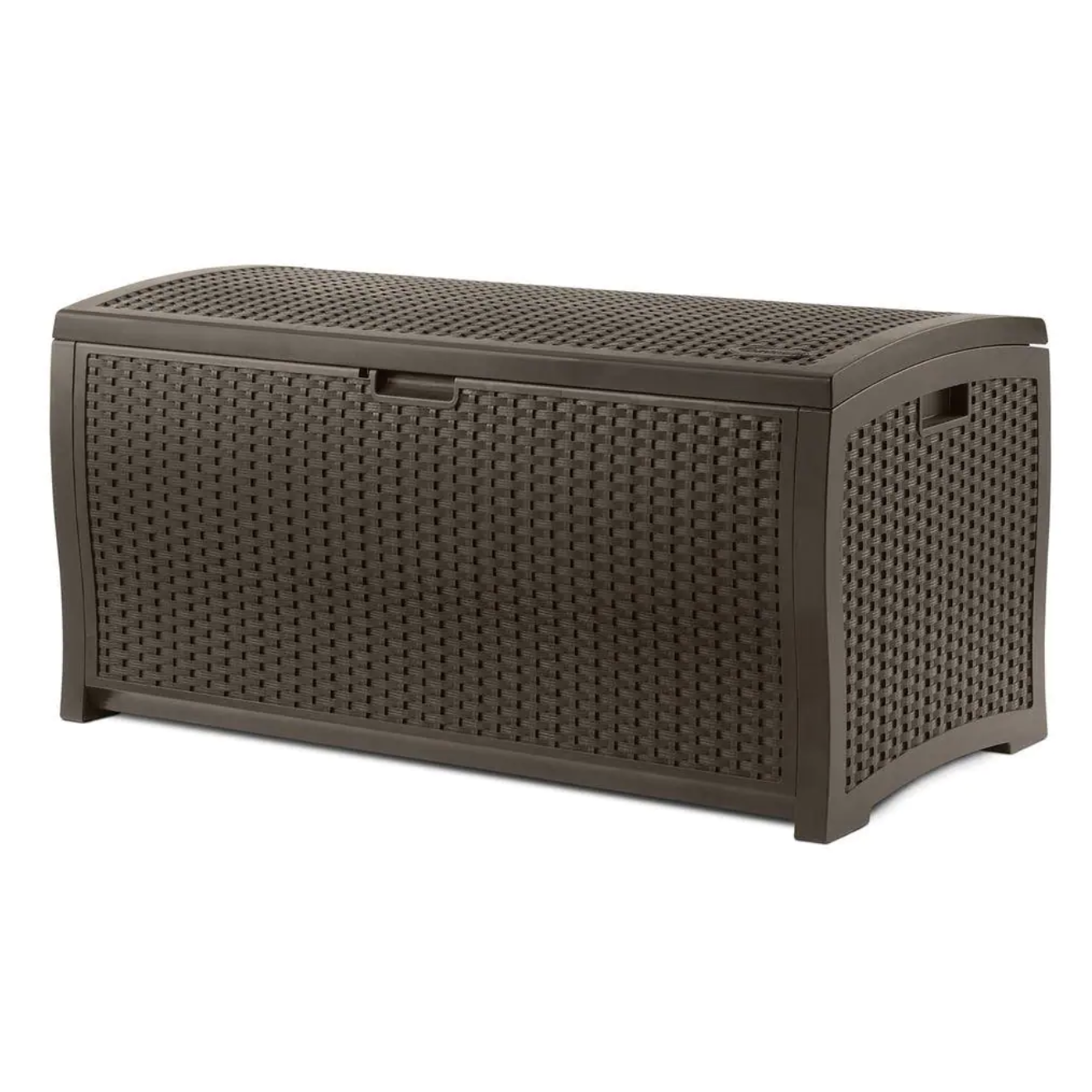 Suncast Wicker 99 Gal. Resin Deck Box