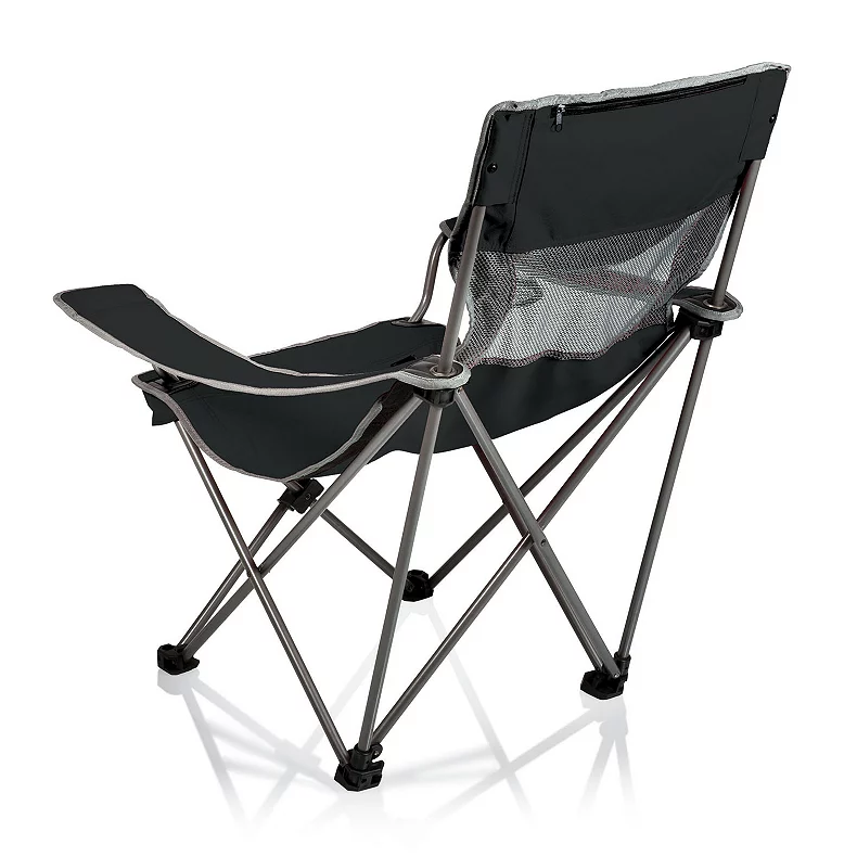 Picnic Time Portable Folding Chair. Black