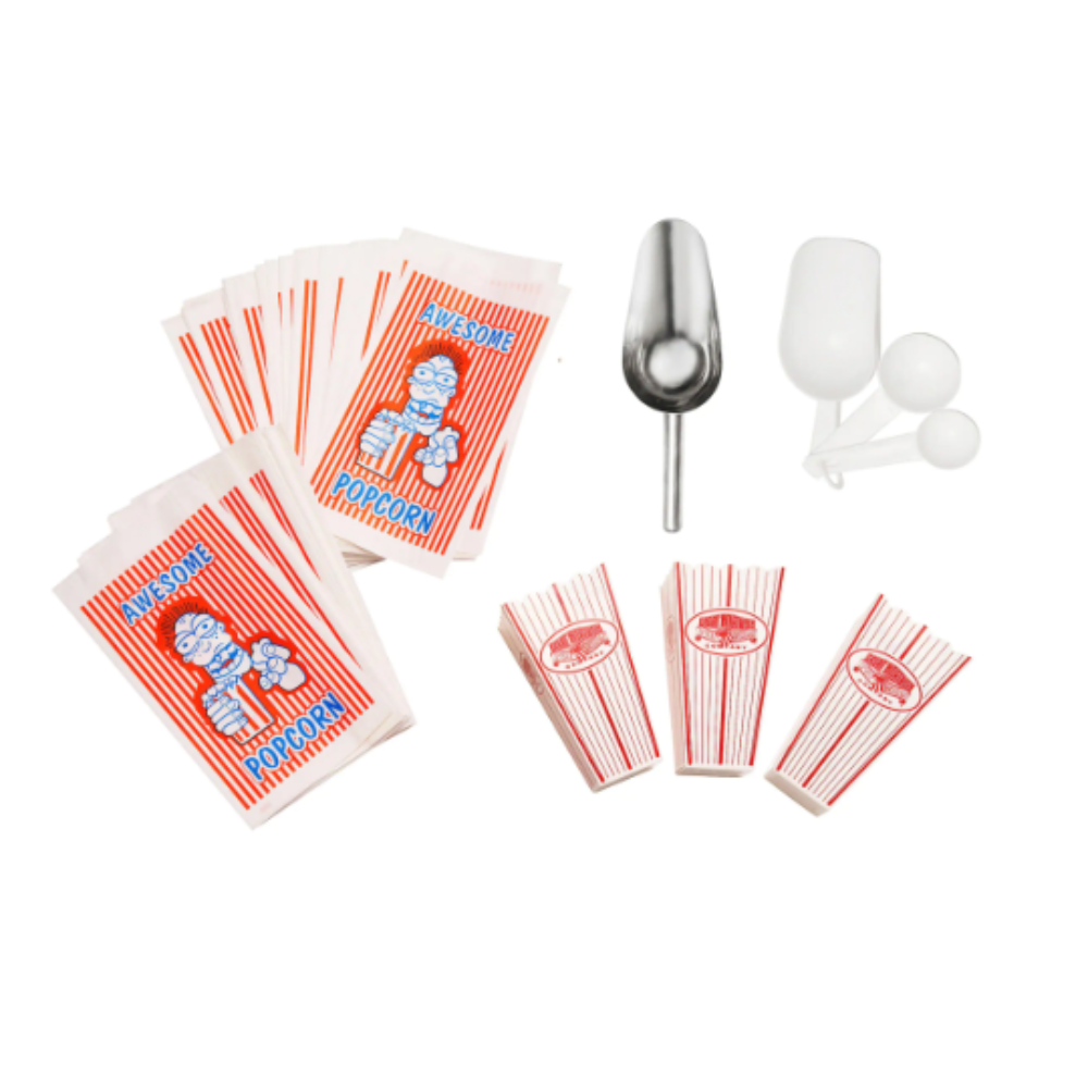 Great Northern Pasadena 850-Watt 8 oz. Red Hot Oil Popcorn Machine with Cart