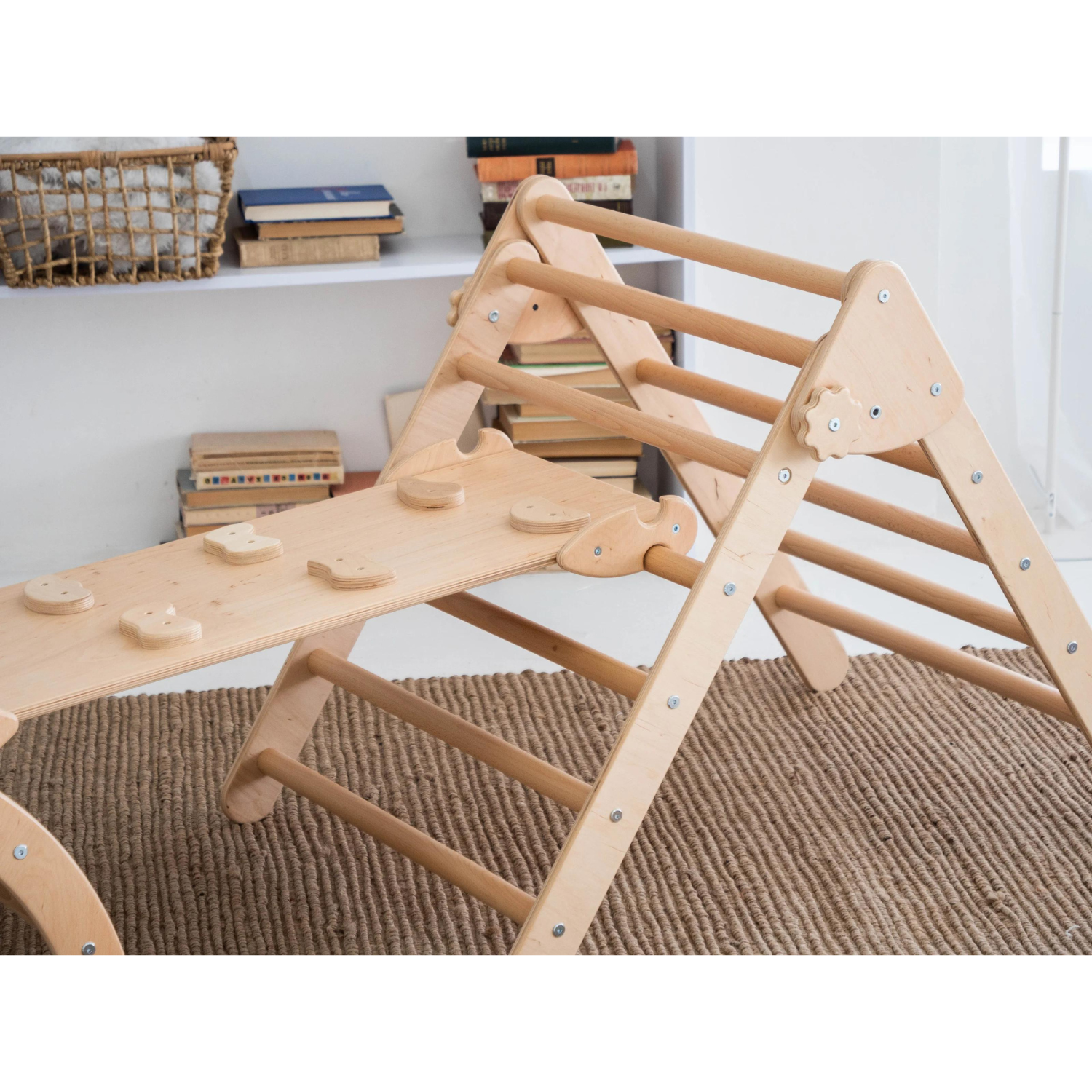 WoodandHearts Standard Size Triangle Arch Ramp Climber