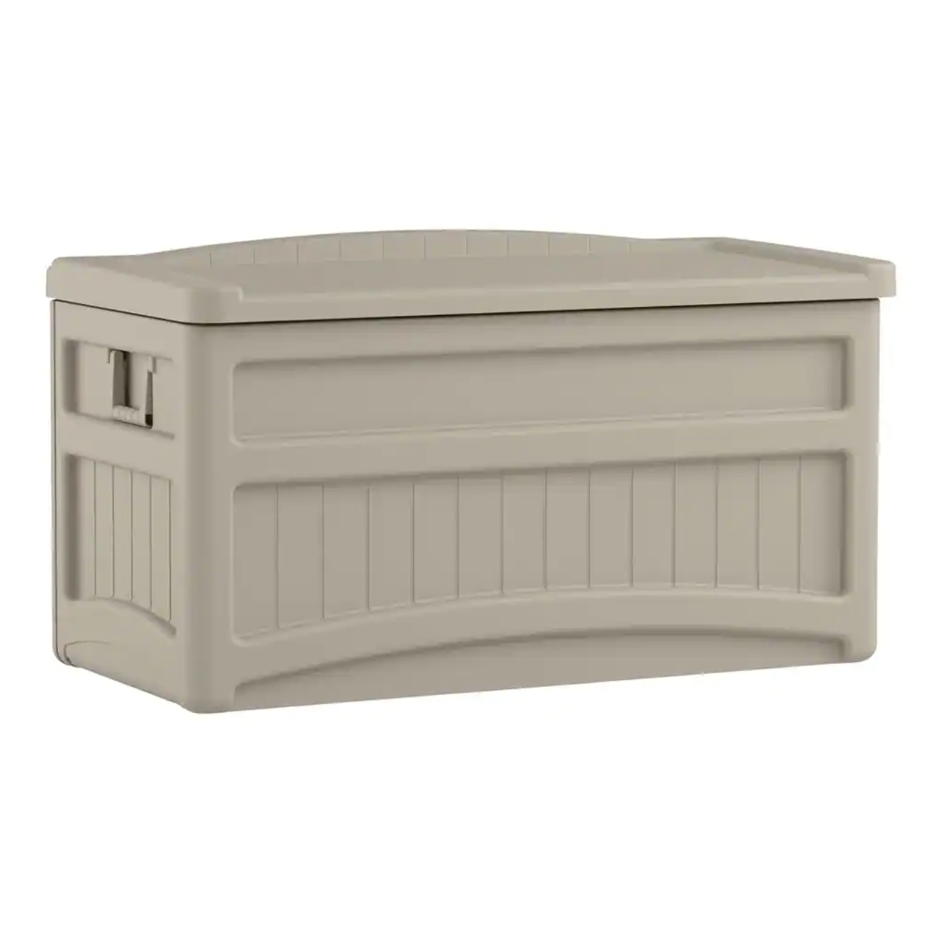 Suncast 73 Gal. Resin Deck Box. Taupe