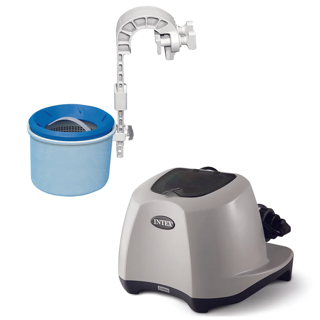 Intex Saltwater System for Pool w/ Intex Wall Mount Pool Surface Skimmer