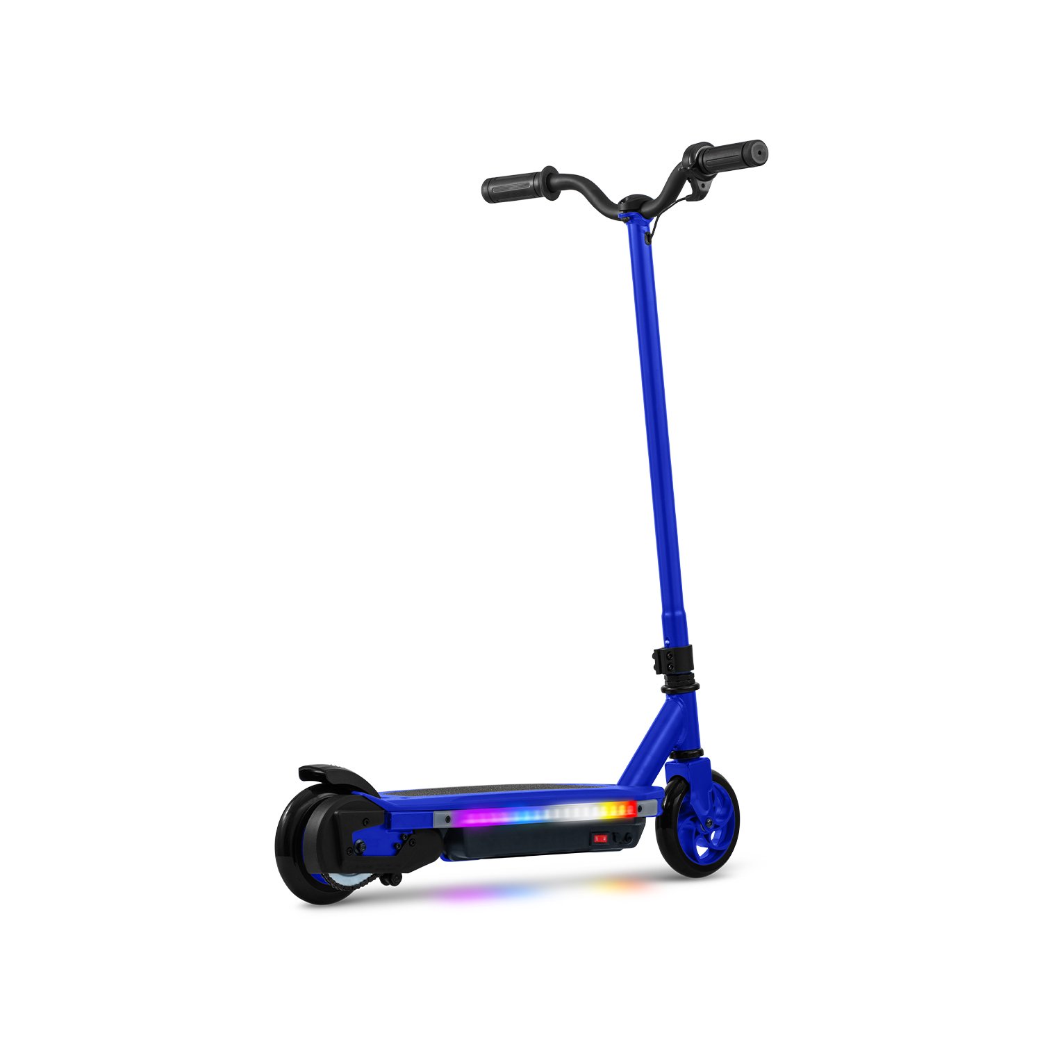 Jetson Echo X Kids Electric Scooter Lava LED Light-Up Deck. Thumb Throttle. 80-Watt Motor. Ages 8+. Blue