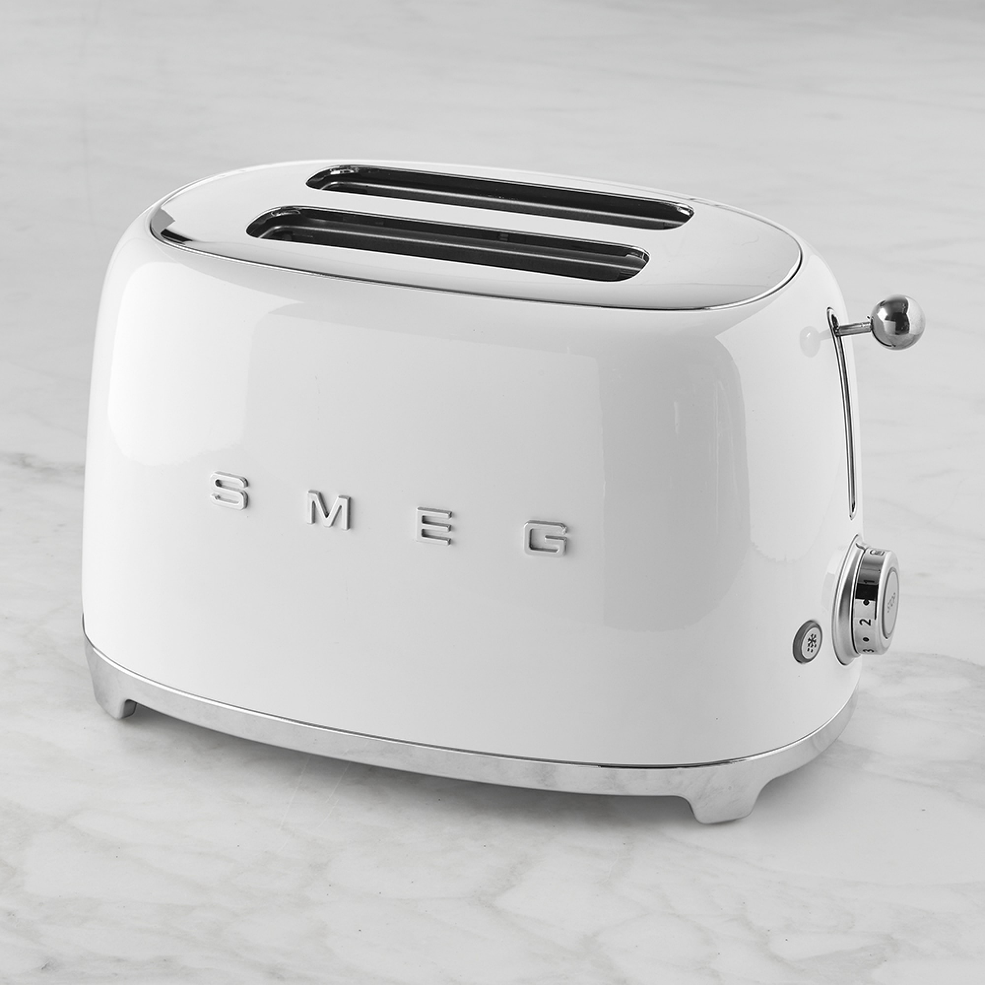 Smeg 2-Slice Toaster. White