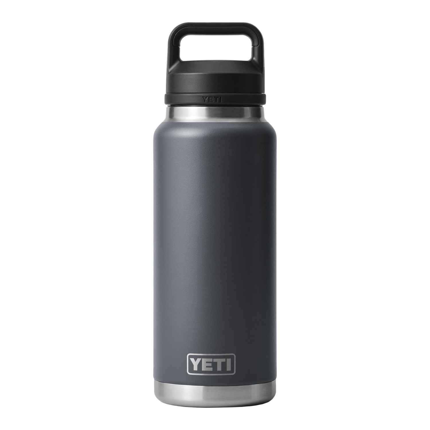 Yeti 36 oz. Rambler Bottle with Chug Cap. New Charcoal