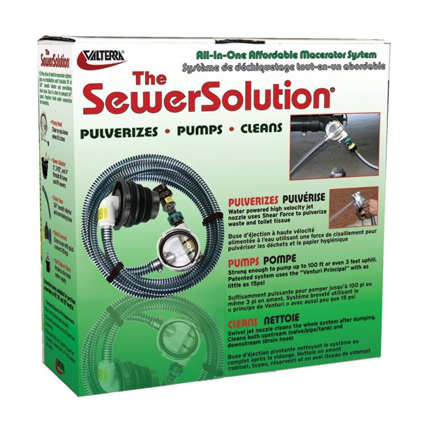 Valterra SS01 The SewerSolution System & RV Waste Water Powered Jet Pump Kit