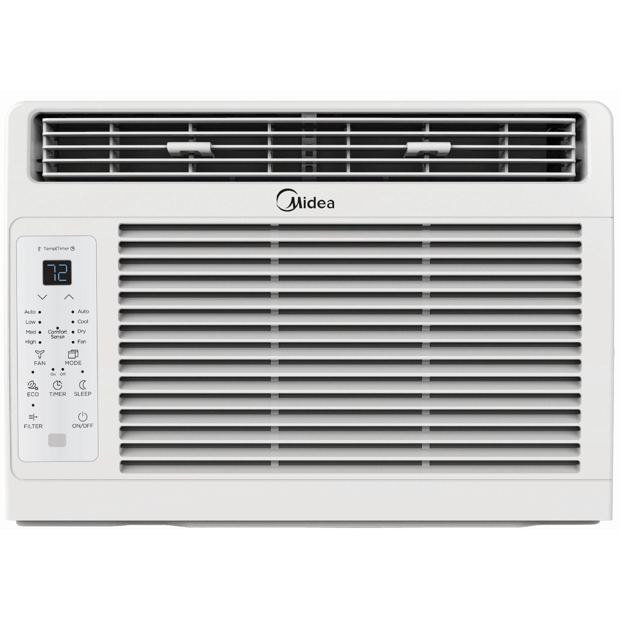 Midea 5.000 BTU 115V Window Air Conditioner with Comfort Sense Remote. White. MAW05R1WWT
