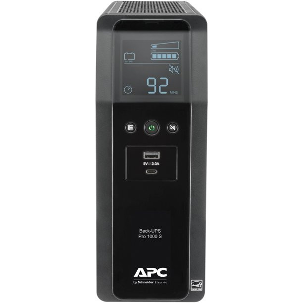 APC UPS. 1000VA Sine Wave UPS Battery Backup & Surge Protector