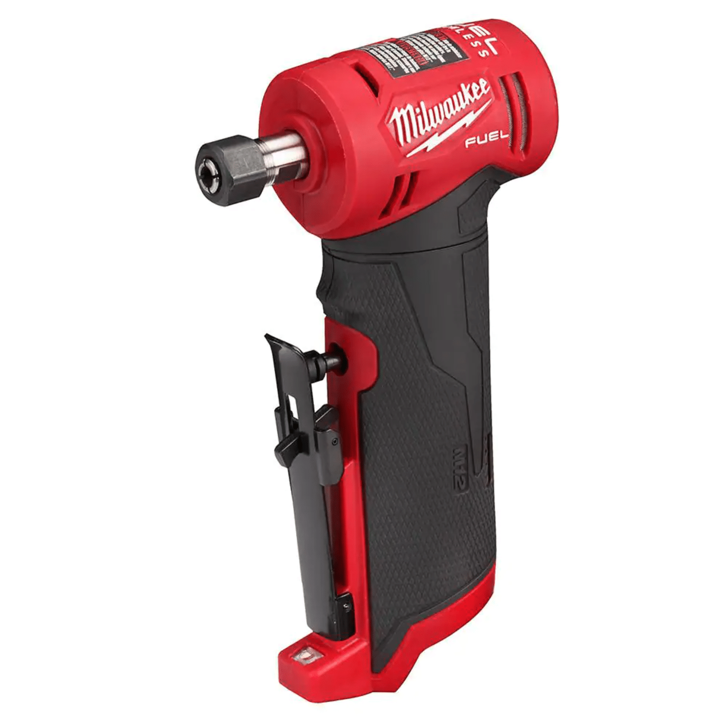 Milwaukee M12 FUEL 12-Volt Lithium-Ion Brushless Cordless 1/4 in. Right Angle Die Grinder. Tool-Only (2485-20)