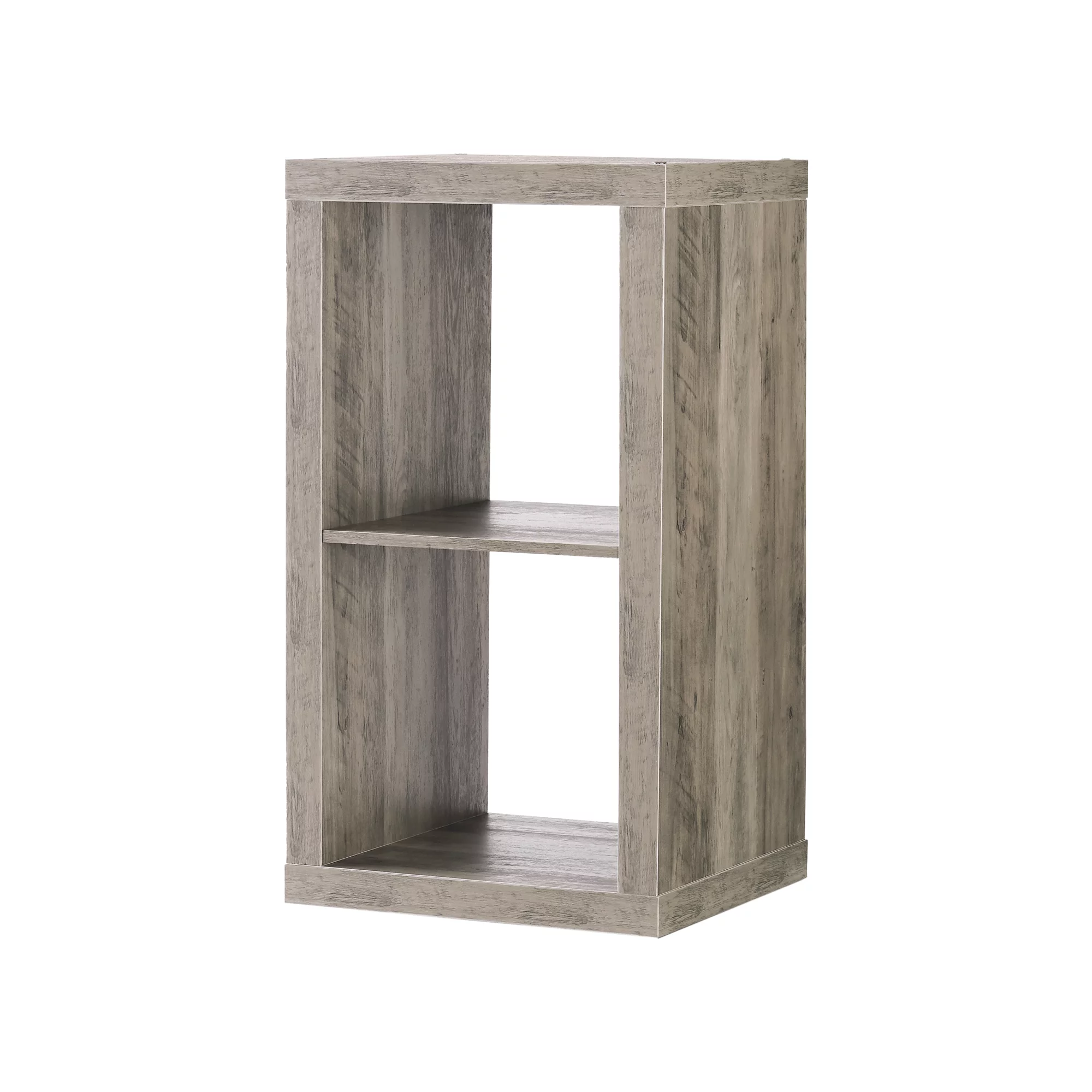 Better Homes & Gardens 2-Cube Storage Organizer. Rustic Gray