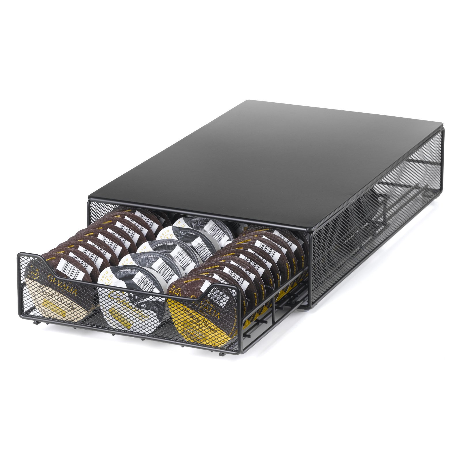 Nifty Home T Disc Drawer. Silver. 36 Capsule Pods