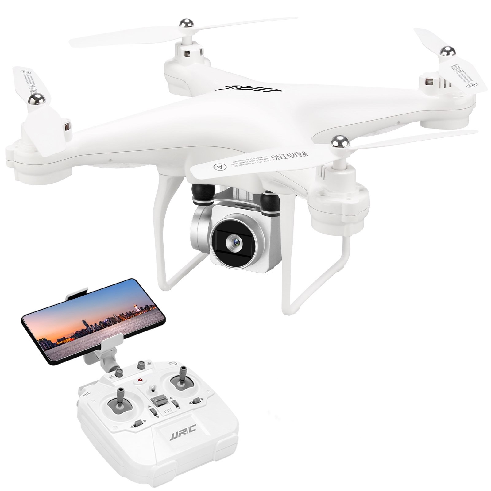 JJRC H68 Camera Drone with Gravity Sensor Altitude Hold Headless Mode Wifi Camera Live Video RC Quadcopter for Beginners