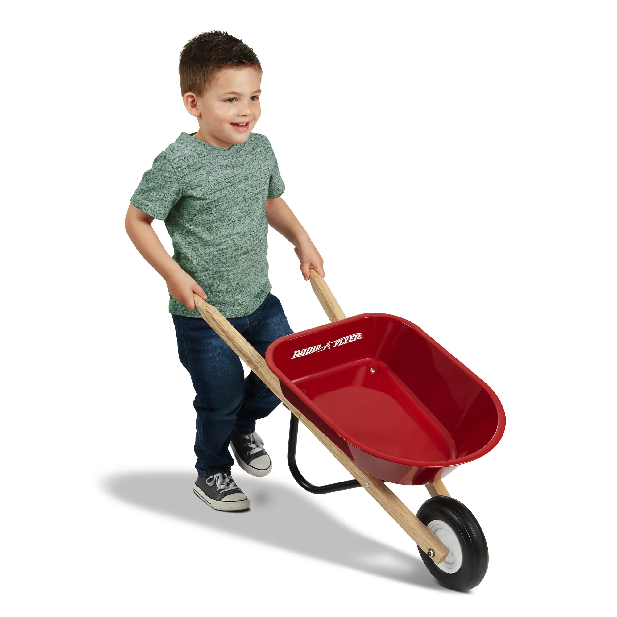 Radio Flyer. Kid-s Wheelbarrow. Steel Body. Red