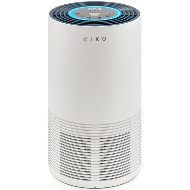Miko Air Purifier for Home Large Room. H13 HEPA Filter Cleaner. 970 Sqft Coverage