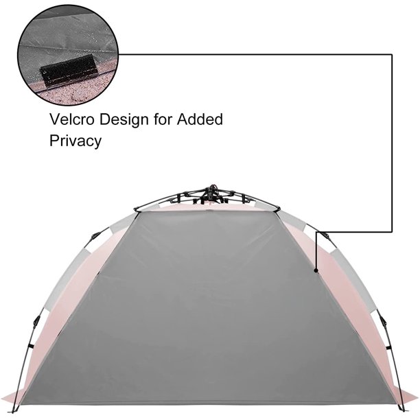 Oileus Beach Tent X-Large 4 Person Tent Sun Shelter. Portable Sun Shade. Pop Up Tents for Beach