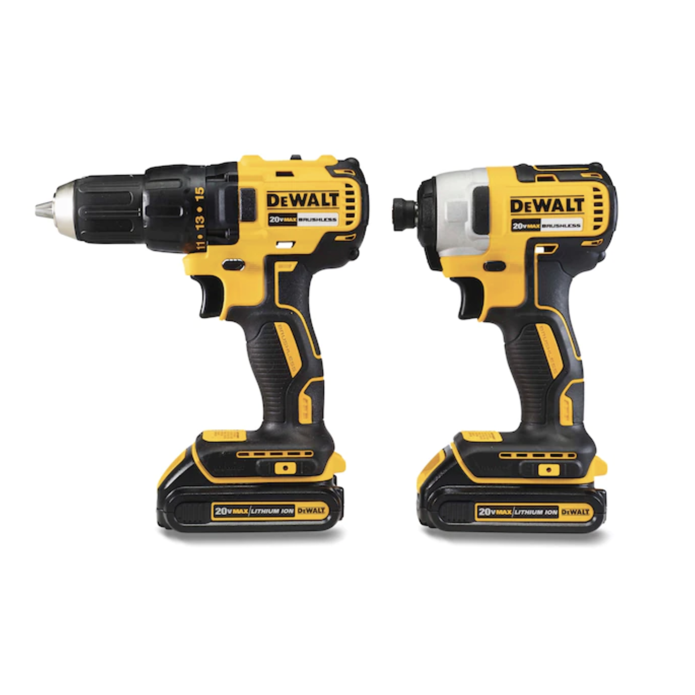 Dewalt DCK277C2 2-Tool 20-Volt Max Brushless Power Tool Combo Kit with Soft Case (2-Batteries and charger Included)